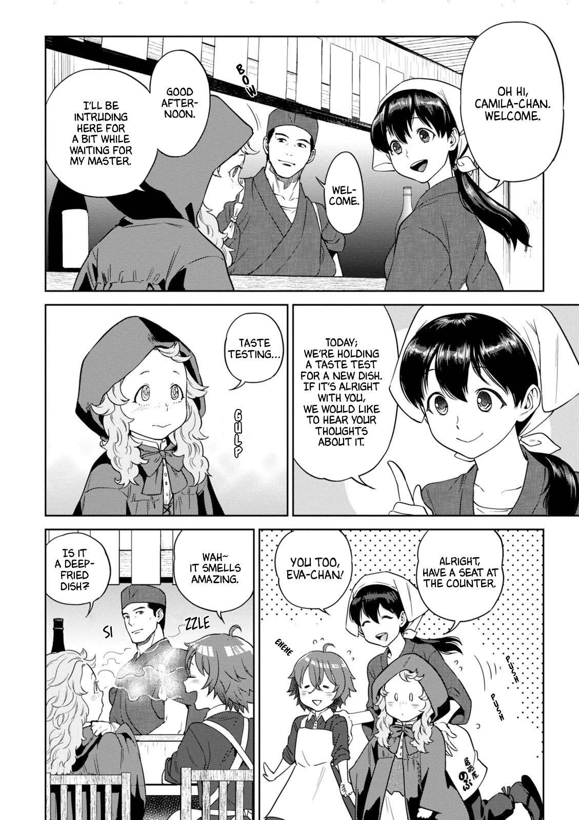 Isekai Izakaya "Nobu" Chapter 34 page 11 - Chapter 34: Grilled Rice Balls and the Doctor's Pupil