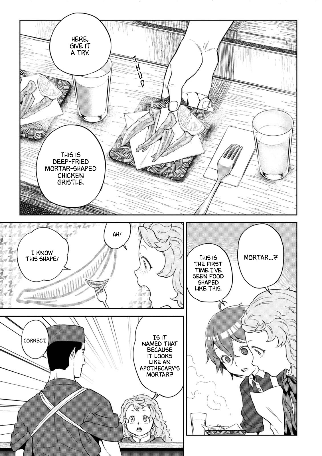 Isekai Izakaya "Nobu" Chapter 34 page 12 - Chapter 34: Grilled Rice Balls and the Doctor's Pupil