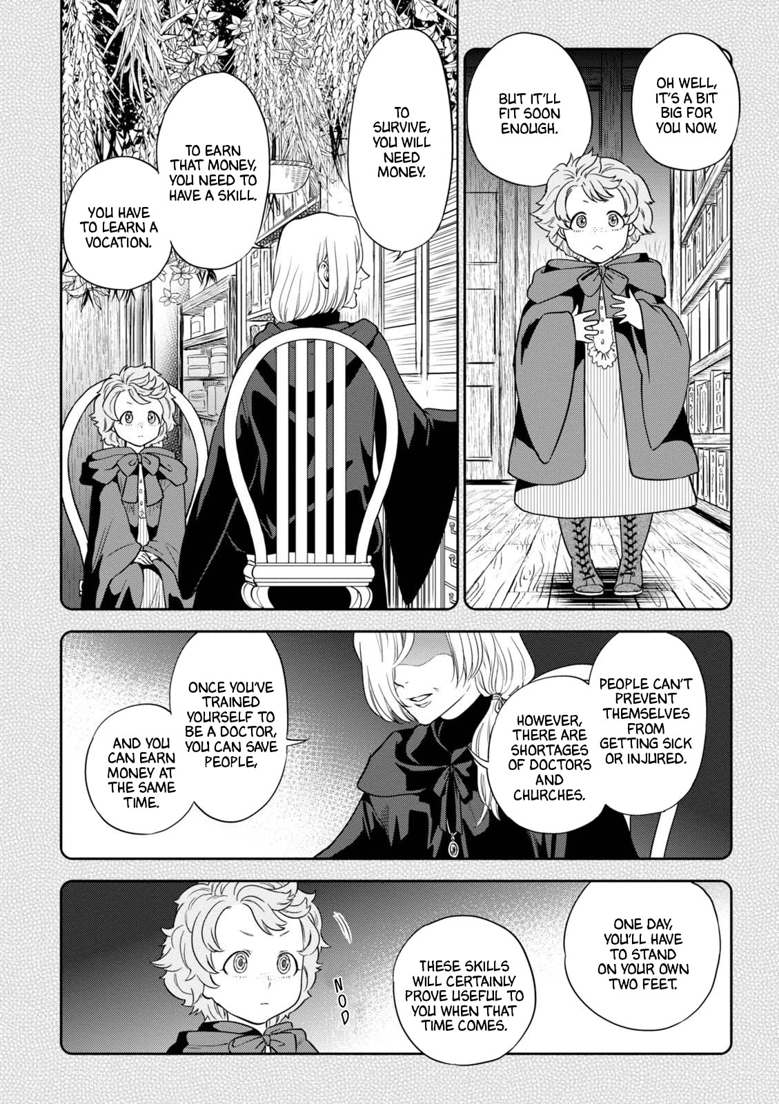Isekai Izakaya "Nobu" Chapter 34 page 17 - Chapter 34: Grilled Rice Balls and the Doctor's Pupil
