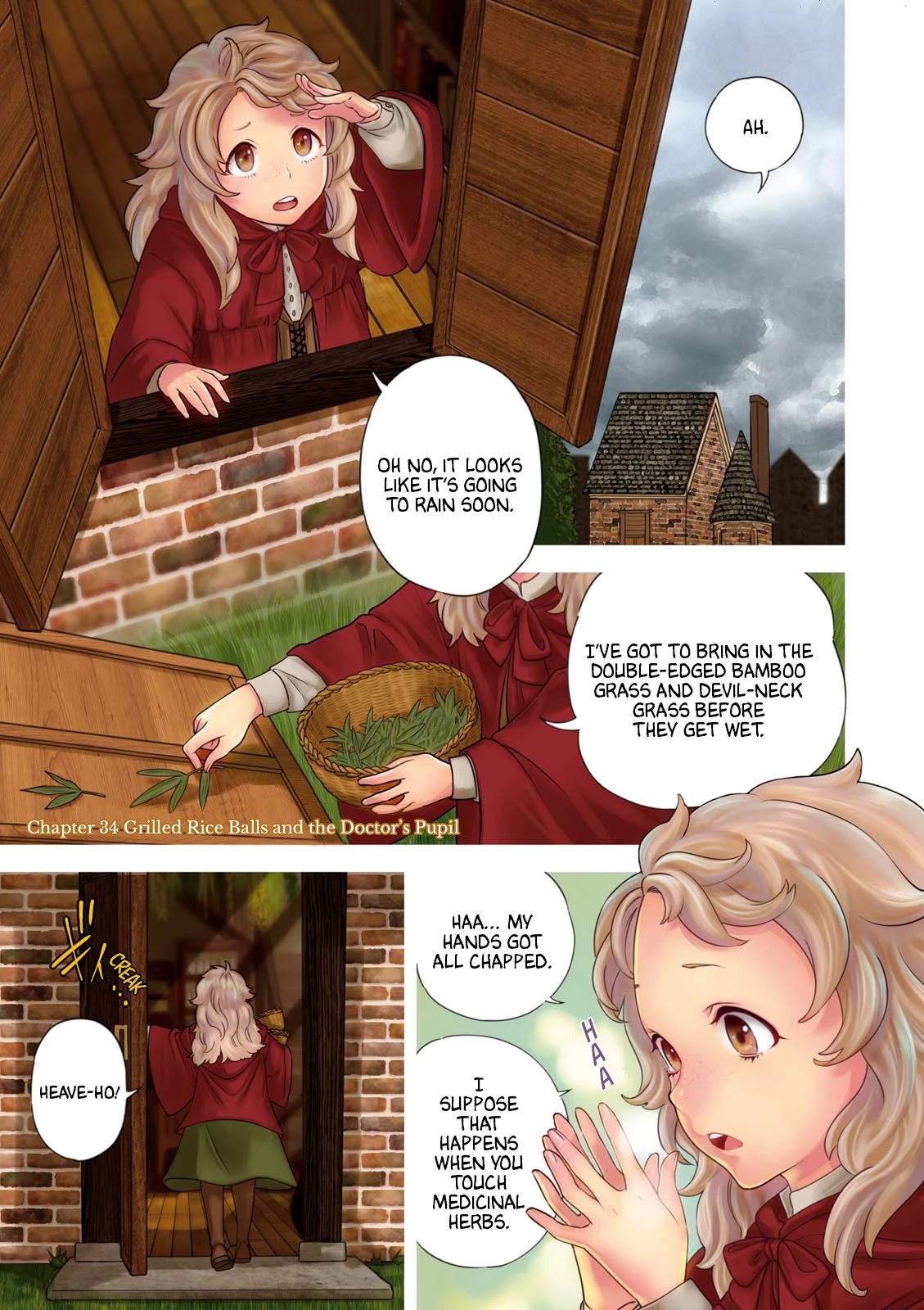 Isekai Izakaya "Nobu" Chapter 34 page 3 - Chapter 34: Grilled Rice Balls and the Doctor's Pupil