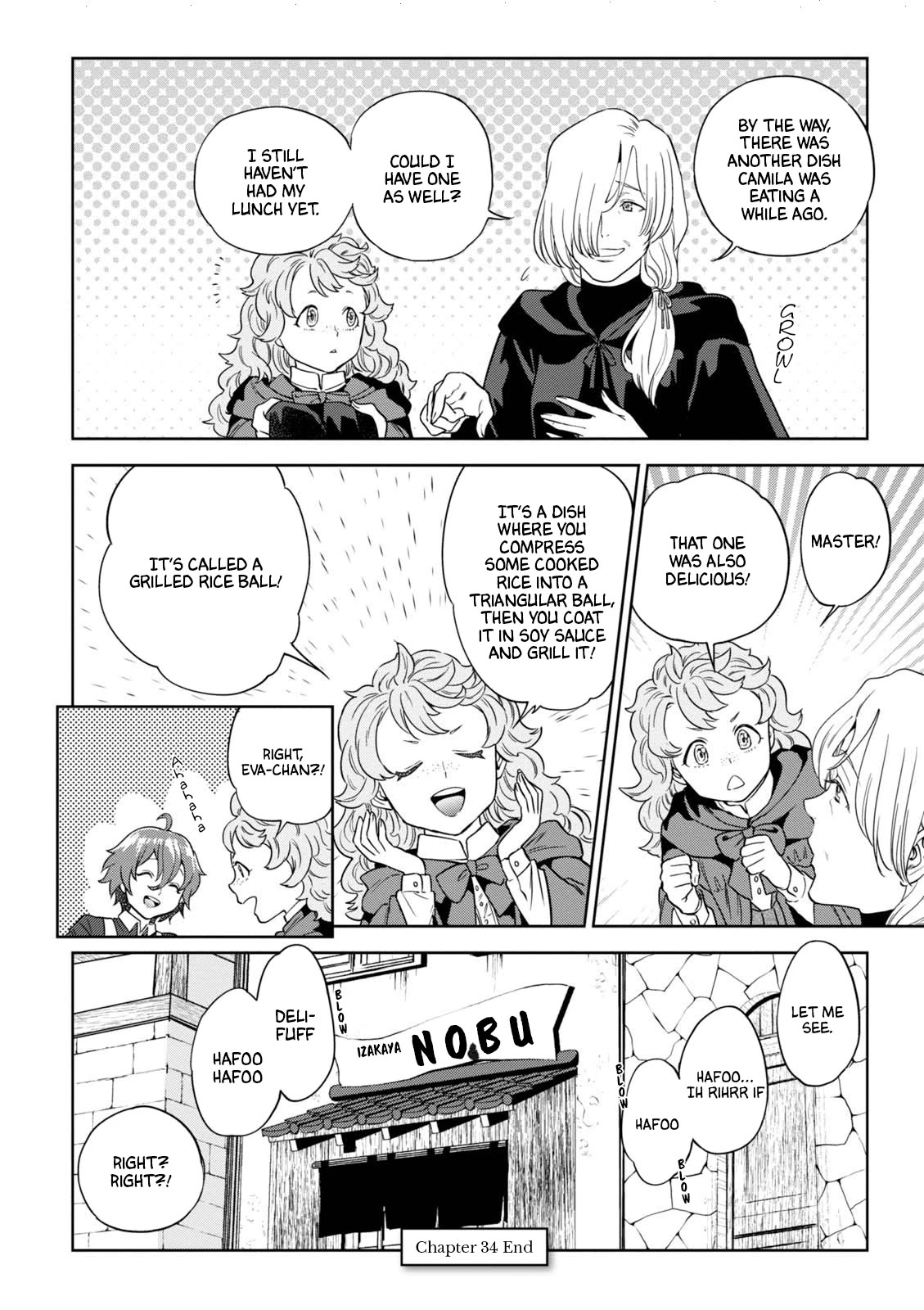 Isekai Izakaya "Nobu" Chapter 34 page 31 - Chapter 34: Grilled Rice Balls and the Doctor's Pupil