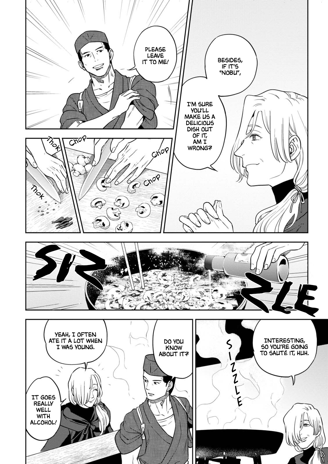 Isekai Izakaya "Nobu" Chapter 35 page 17 - Chapter 35: Mushroom Ajillo