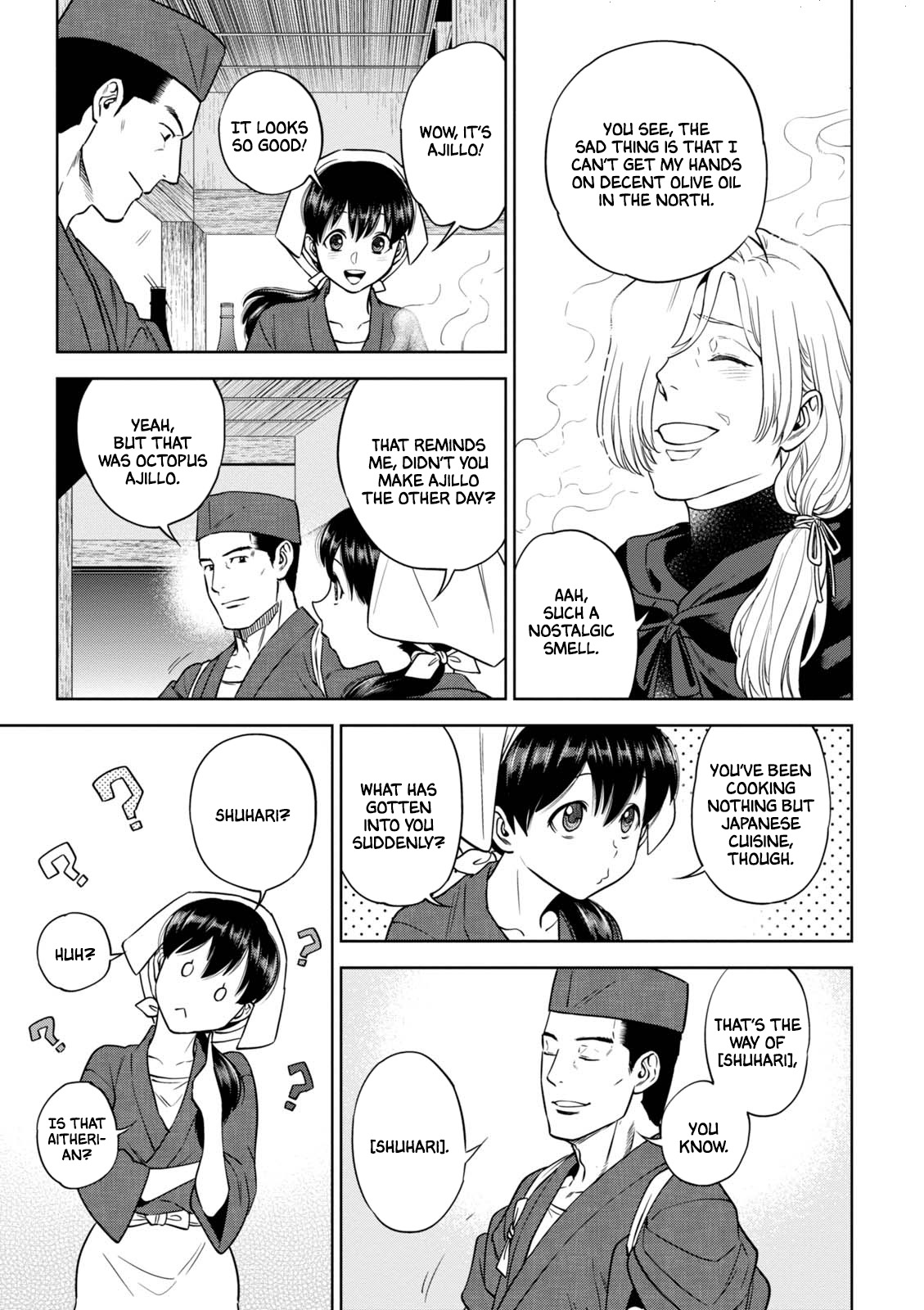 Isekai Izakaya "Nobu" Chapter 35 page 18 - Chapter 35: Mushroom Ajillo