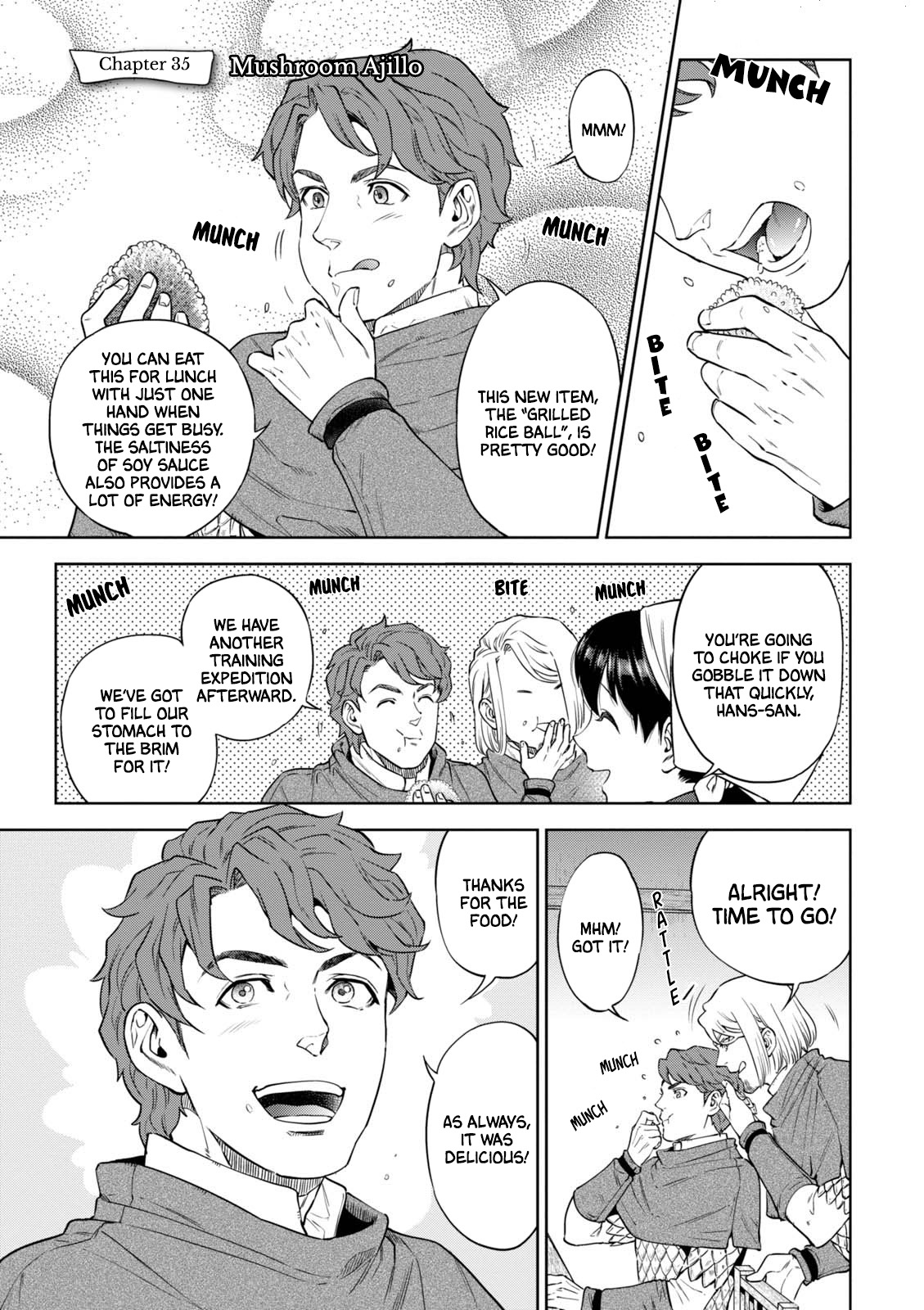 Isekai Izakaya "Nobu" Chapter 35 page 2 - Chapter 35: Mushroom Ajillo