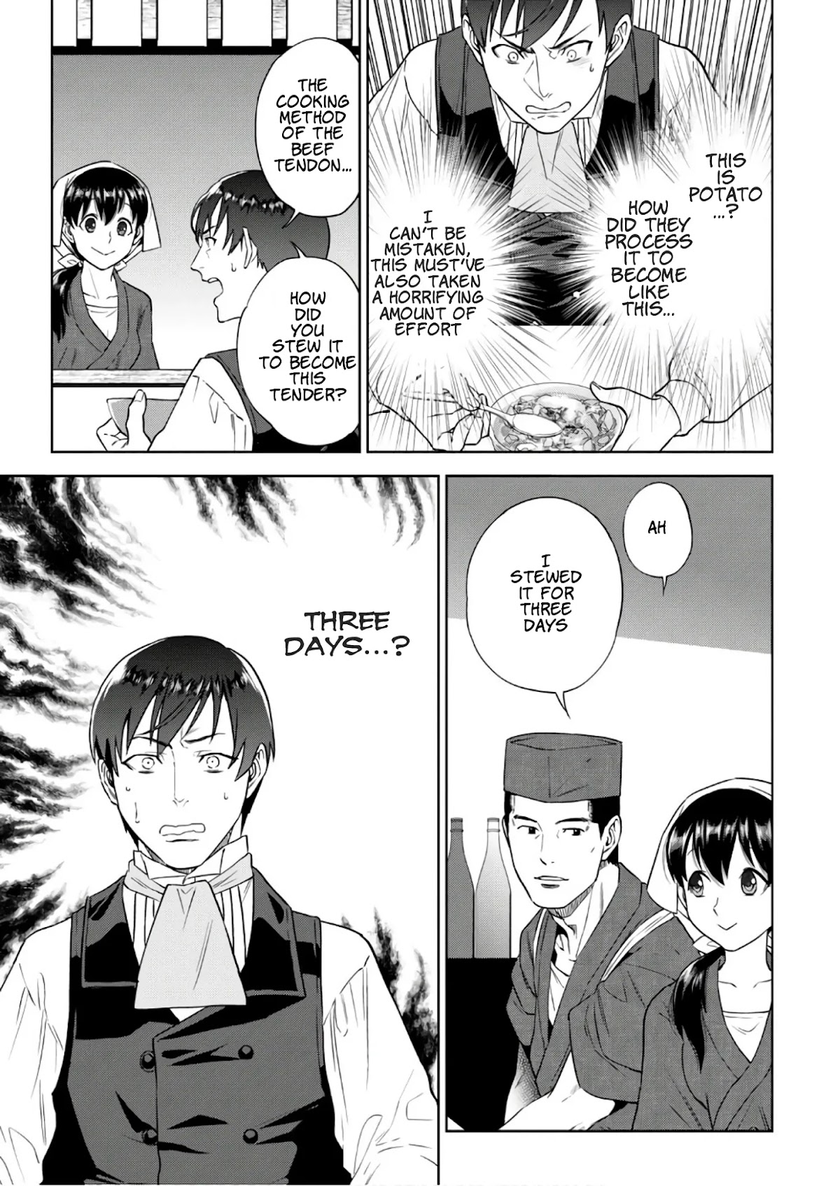 Isekai Izakaya "Nobu" Chapter 36 page 22 - Chapter 36: Beef Tendon Doteyaki