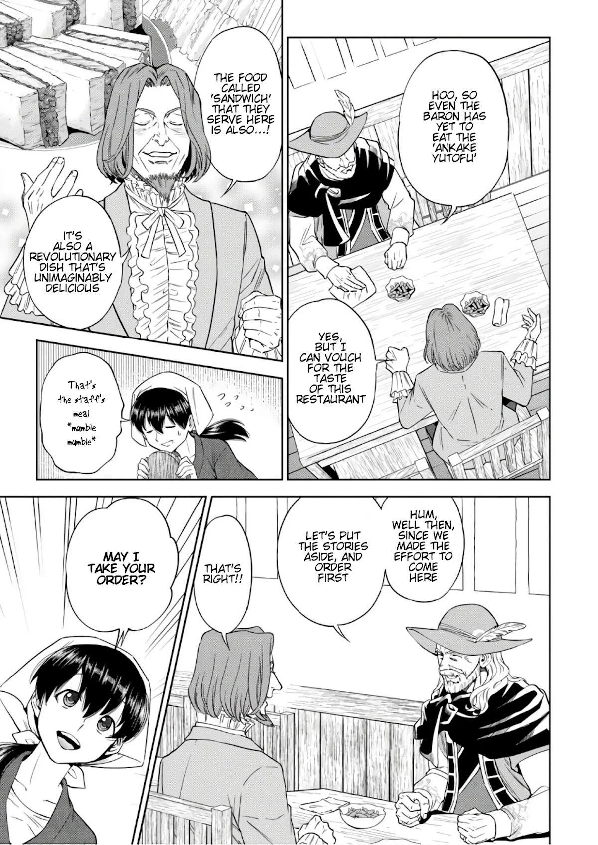 Isekai Izakaya "Nobu" Chapter 37 page 10 - Chapter 37: A Dish of Confidence