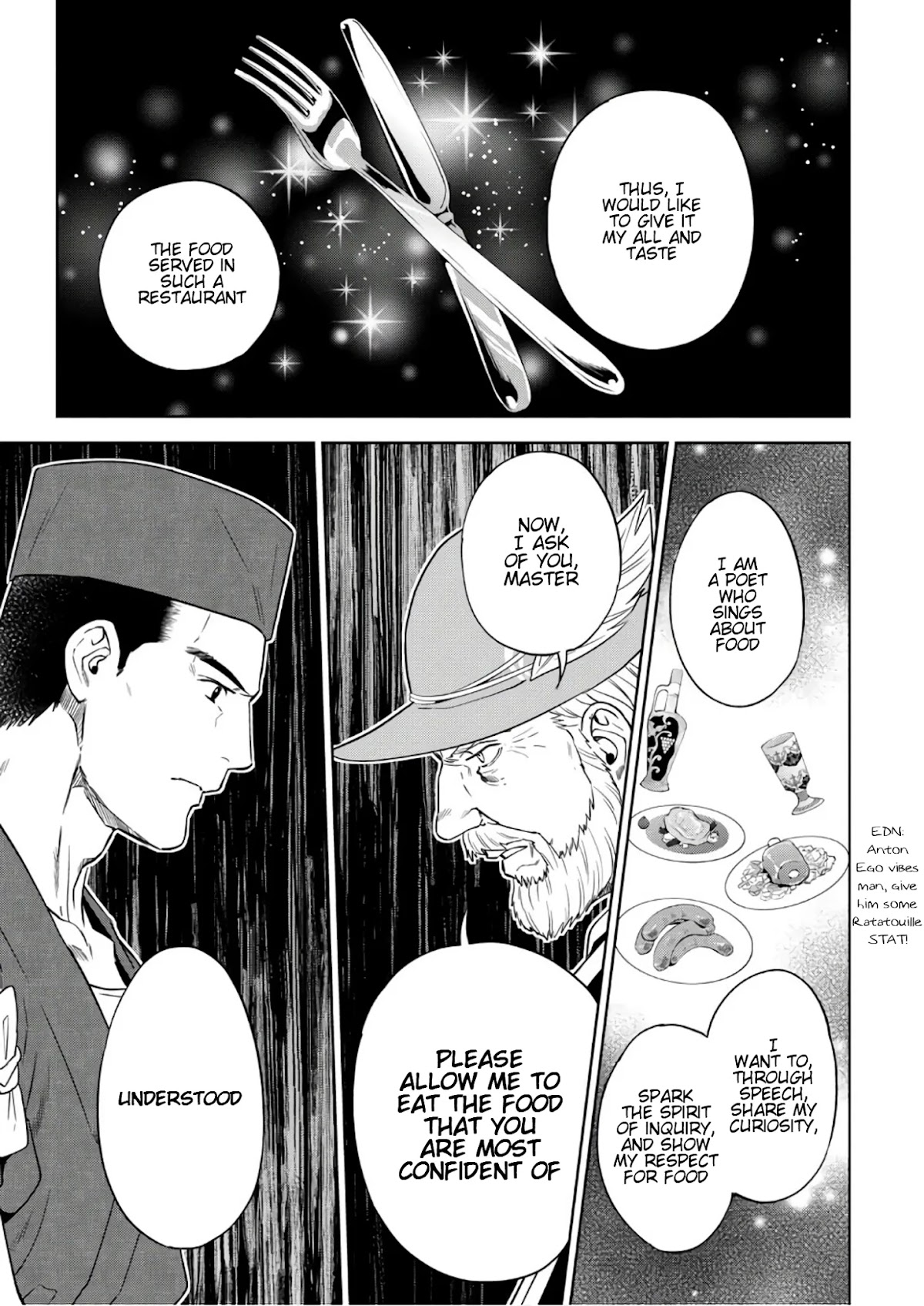 Isekai Izakaya "Nobu" Chapter 37 page 18 - Chapter 37: A Dish of Confidence