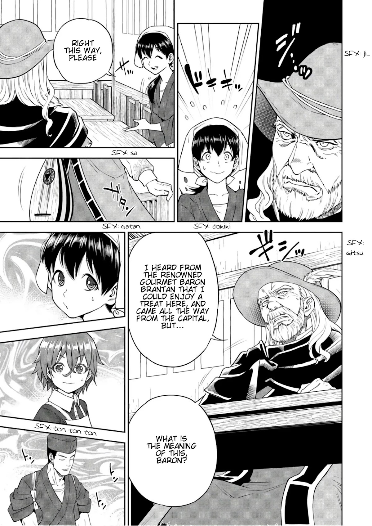 Isekai Izakaya "Nobu" Chapter 37 page 4 - Chapter 37: A Dish of Confidence