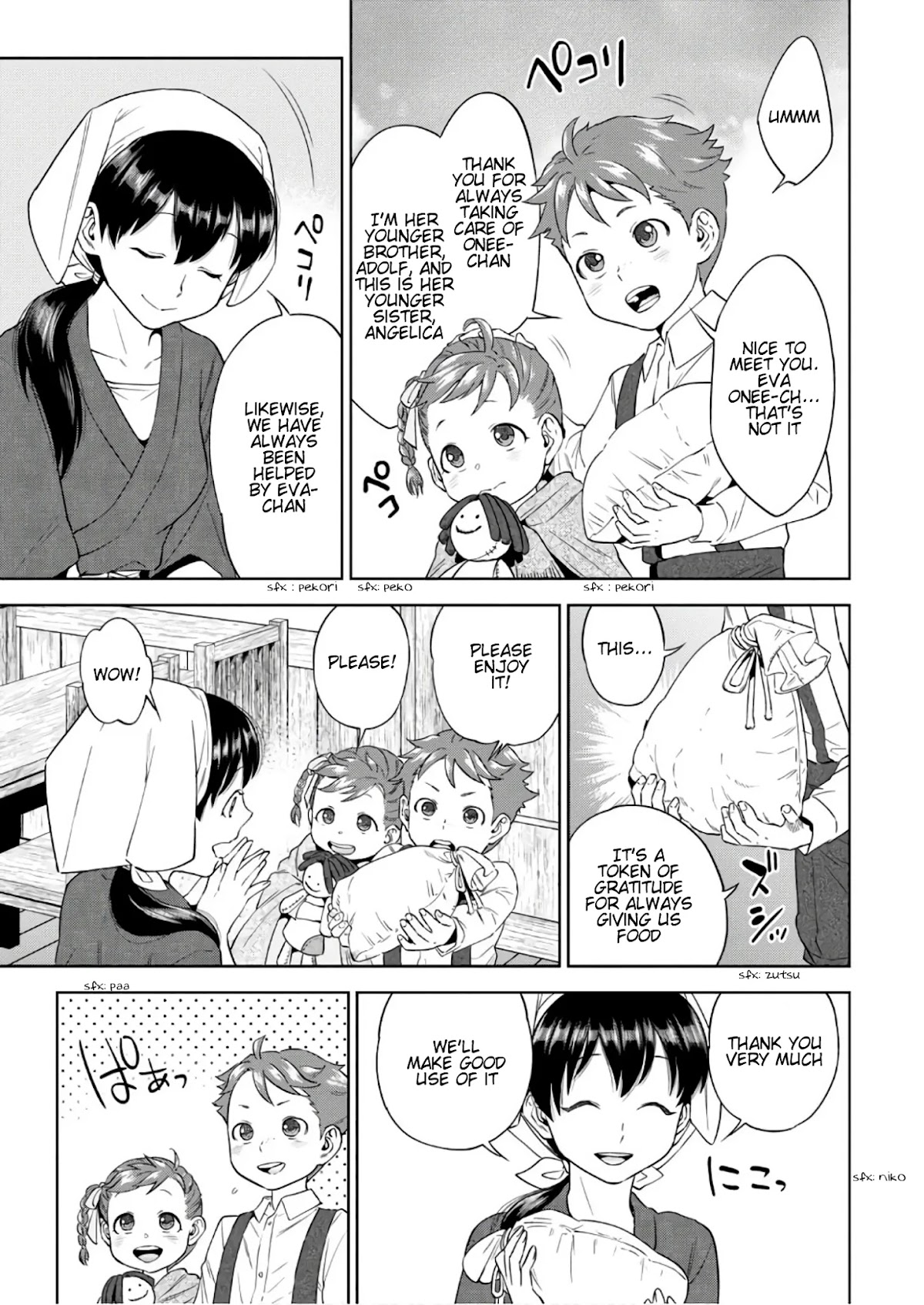 Isekai Izakaya "Nobu" Chapter 39 page 8 - Chapter 39: Small Customers and Hamburg Steak