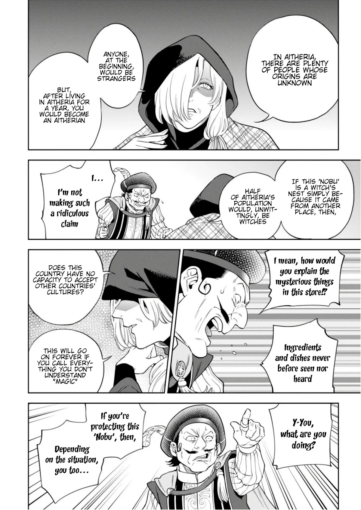 Isekai Izakaya "Nobu" Chapter 41 page 19 - Chapter 41: The Witch and the Archbishop (Middle Part)