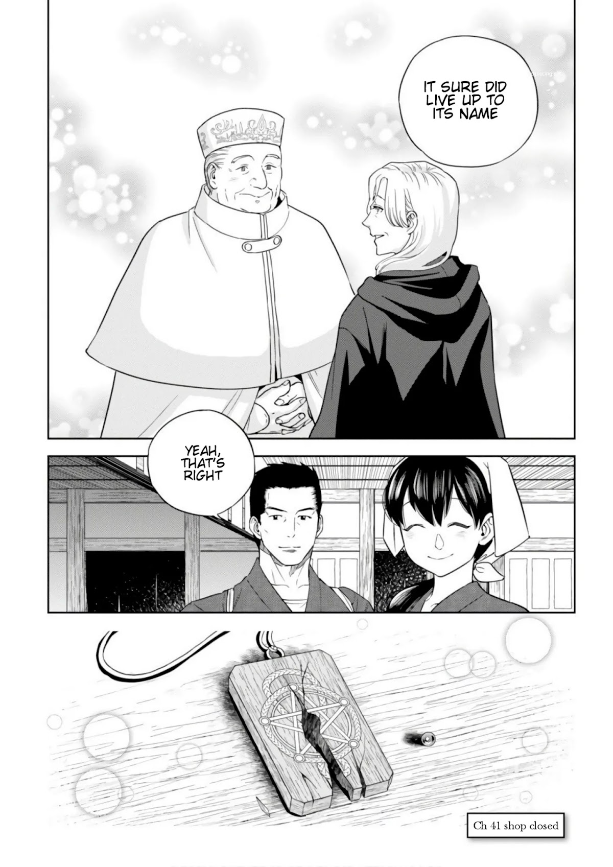 Isekai Izakaya "Nobu" Chapter 41 page 35 - Chapter 41: The Witch and the Archbishop (Middle Part)