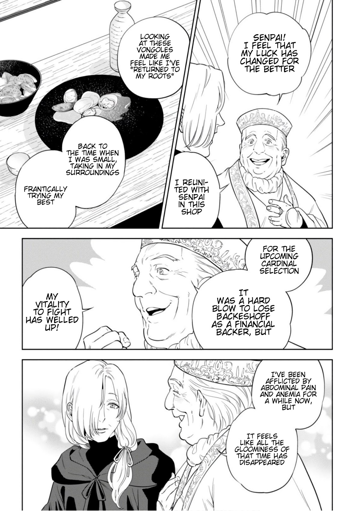 Isekai Izakaya "Nobu" Chapter 42 page 22 - Chapter 42: The Witch and the Archbishop -Asari of Memories-
