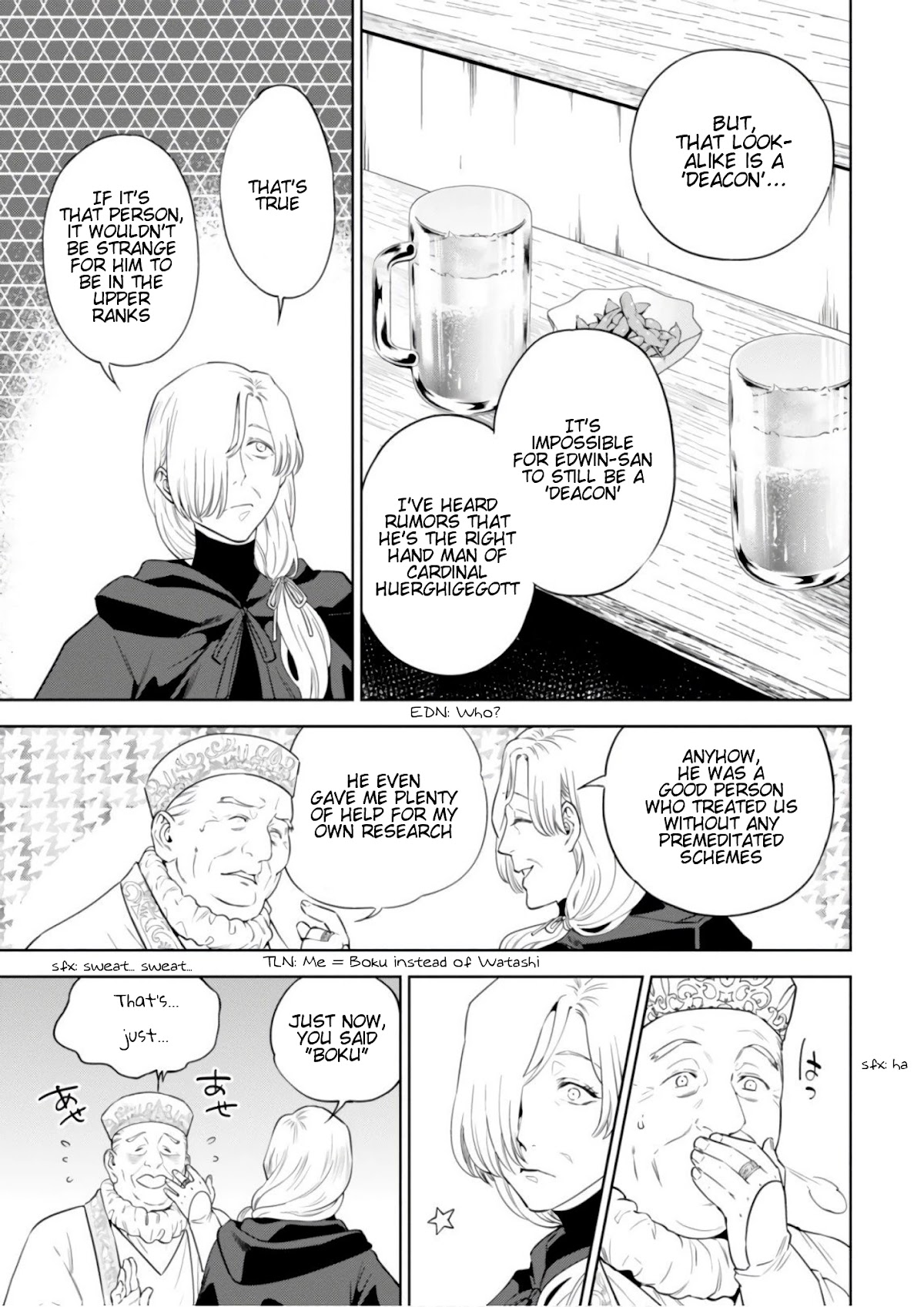 Isekai Izakaya "Nobu" Chapter 42 page 6 - Chapter 42: The Witch and the Archbishop -Asari of Memories-
