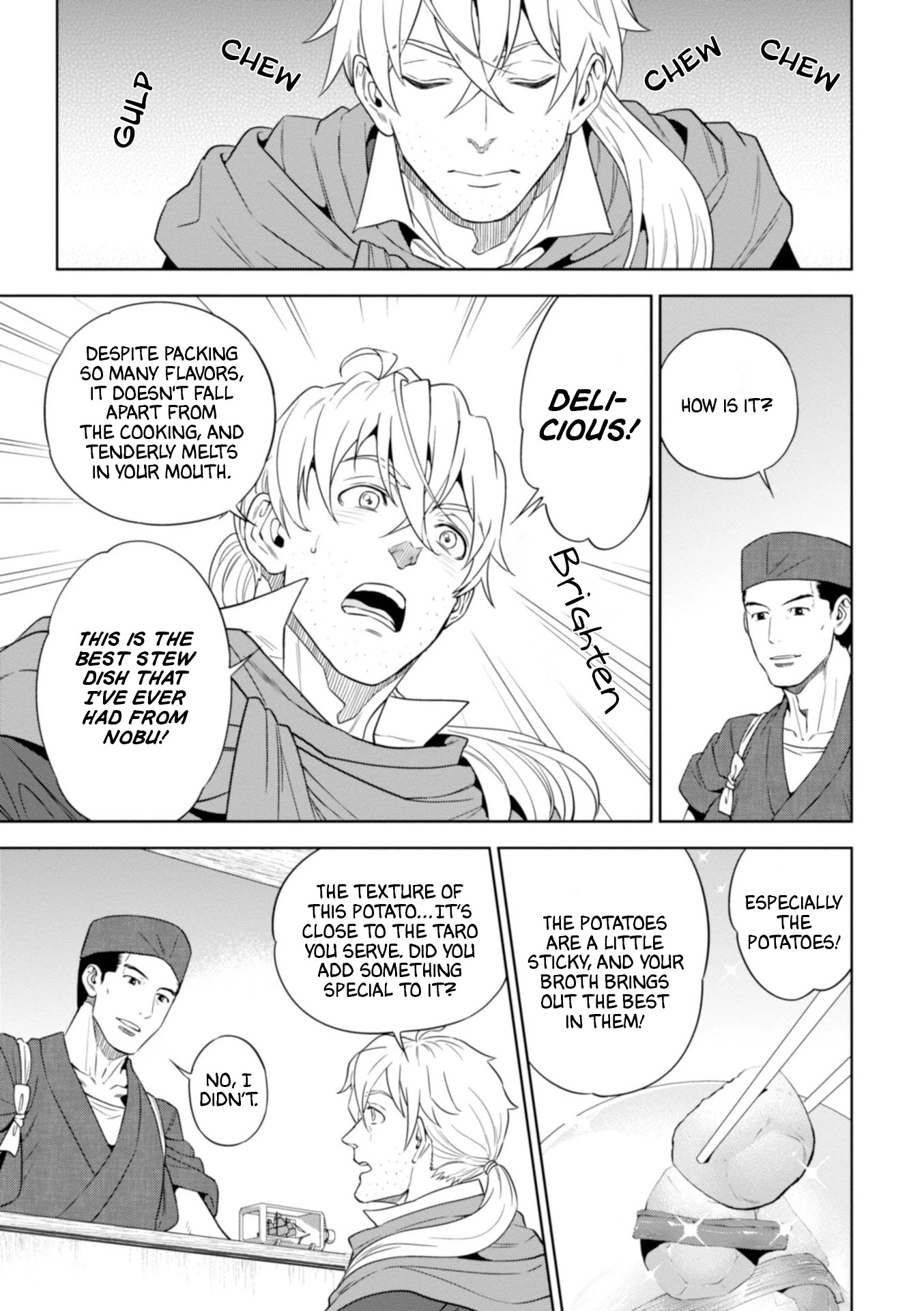 Isekai Izakaya "Nobu" Chapter 43 page 14 - Chapter 43: Meat and Potato Stew