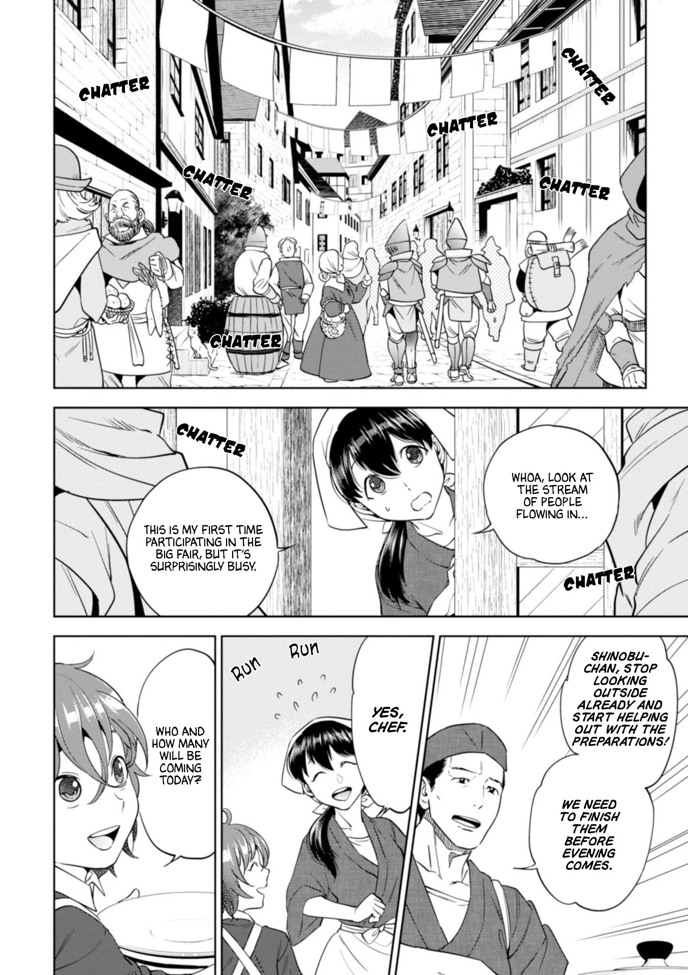Isekai Izakaya "Nobu" Chapter 44 page 13 - Chapter 44: The Old Capital and The Big Fair