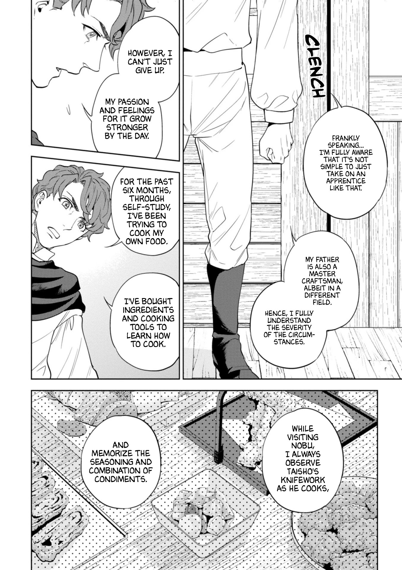 Isekai Izakaya "Nobu" Chapter 45 page 14 - Chapter 45: Hans' Resolution