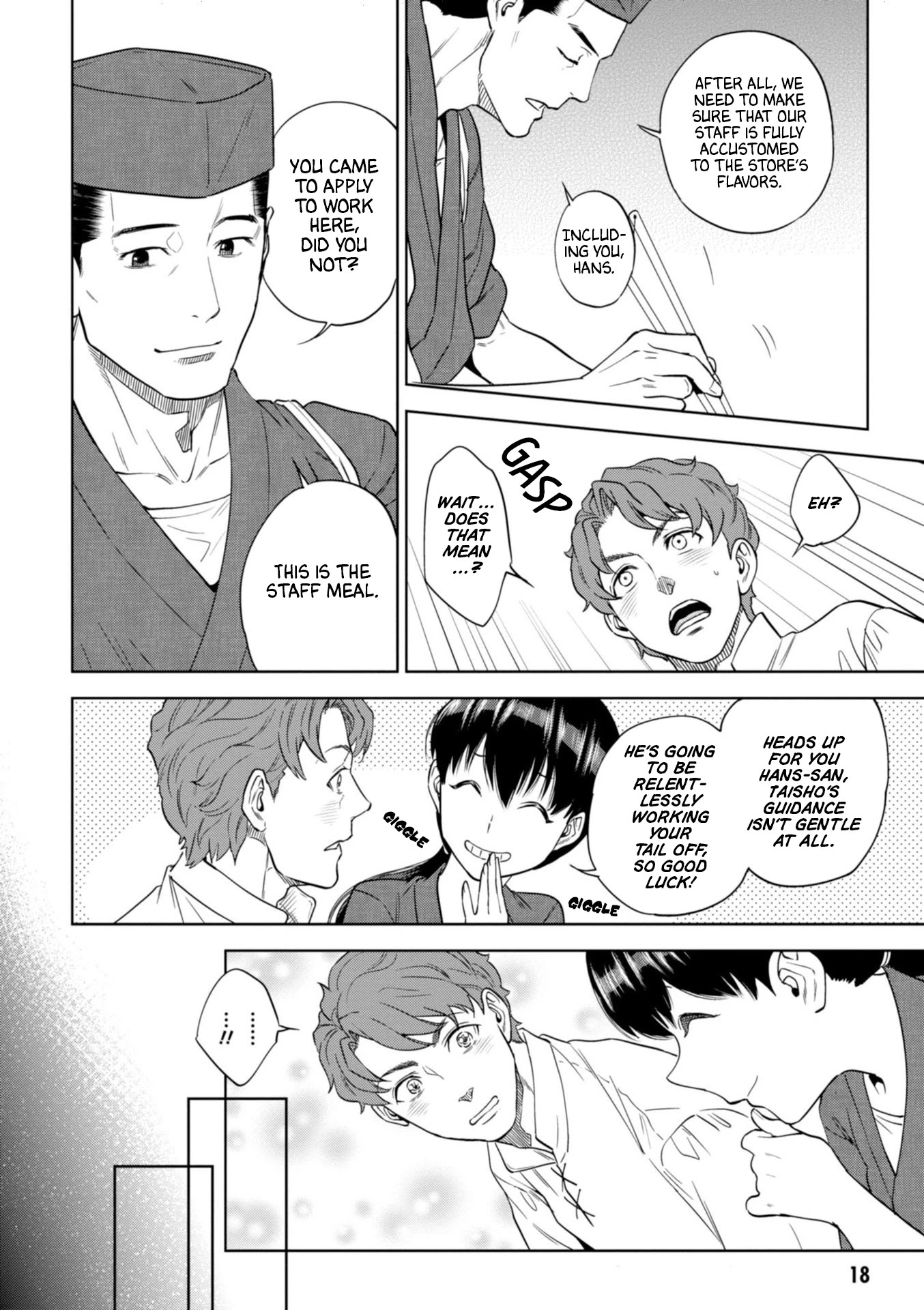 Isekai Izakaya "Nobu" Chapter 45 page 20 - Chapter 45: Hans' Resolution