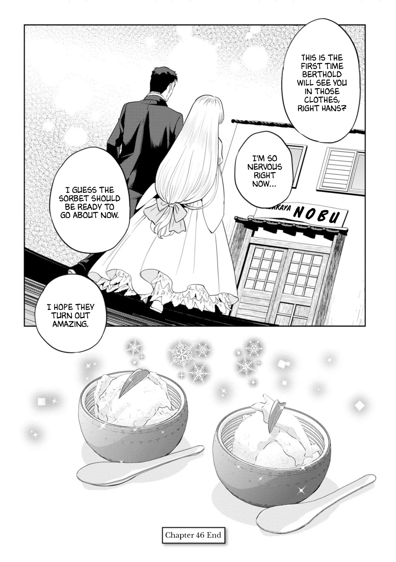 Isekai Izakaya "Nobu" Chapter 46 page 14 - Chapter 46: Winter Yuzu Sorbet