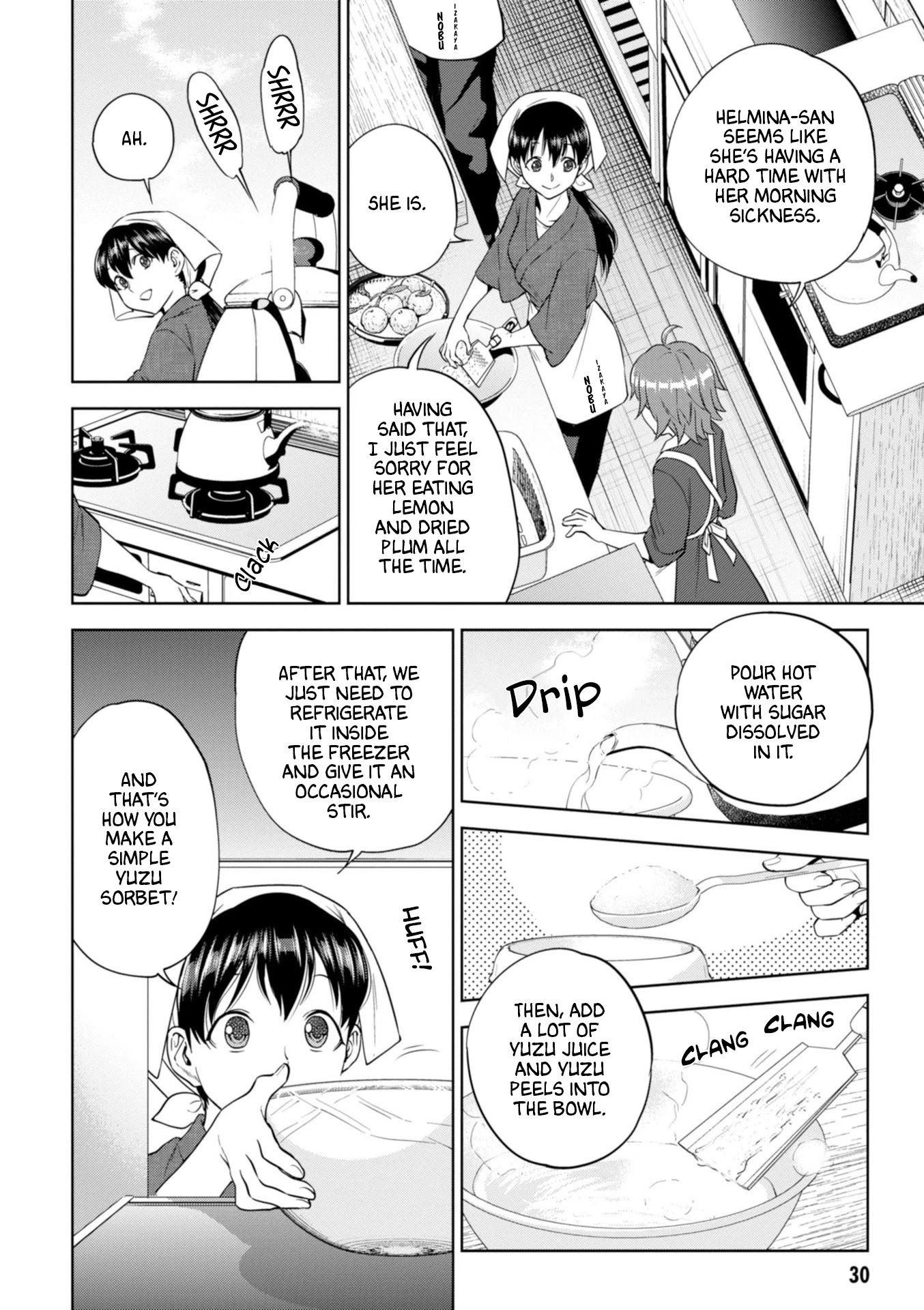 Isekai Izakaya "Nobu" Chapter 46 page 3 - Chapter 46: Winter Yuzu Sorbet