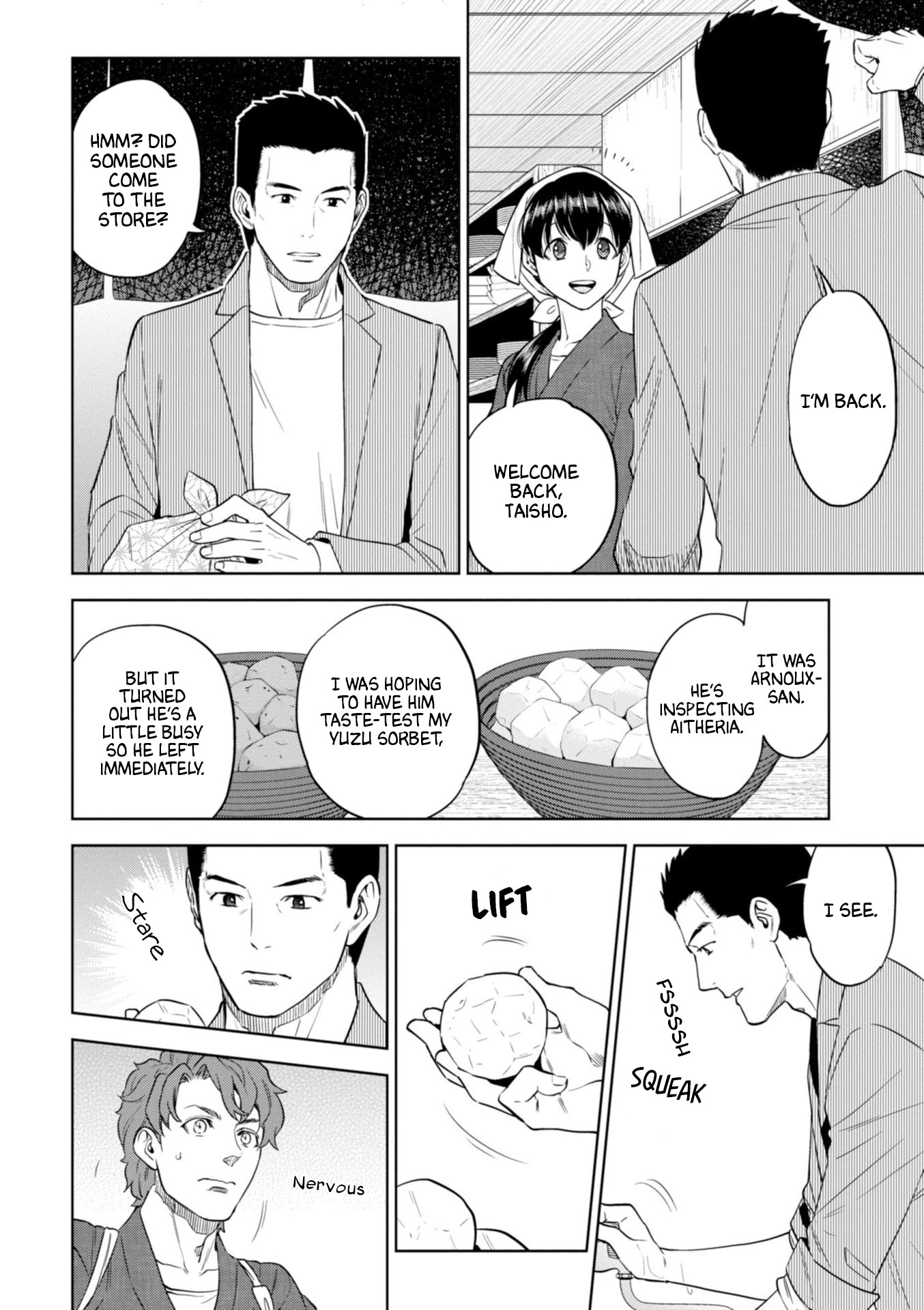 Isekai Izakaya "Nobu" Chapter 46 page 9 - Chapter 46: Winter Yuzu Sorbet