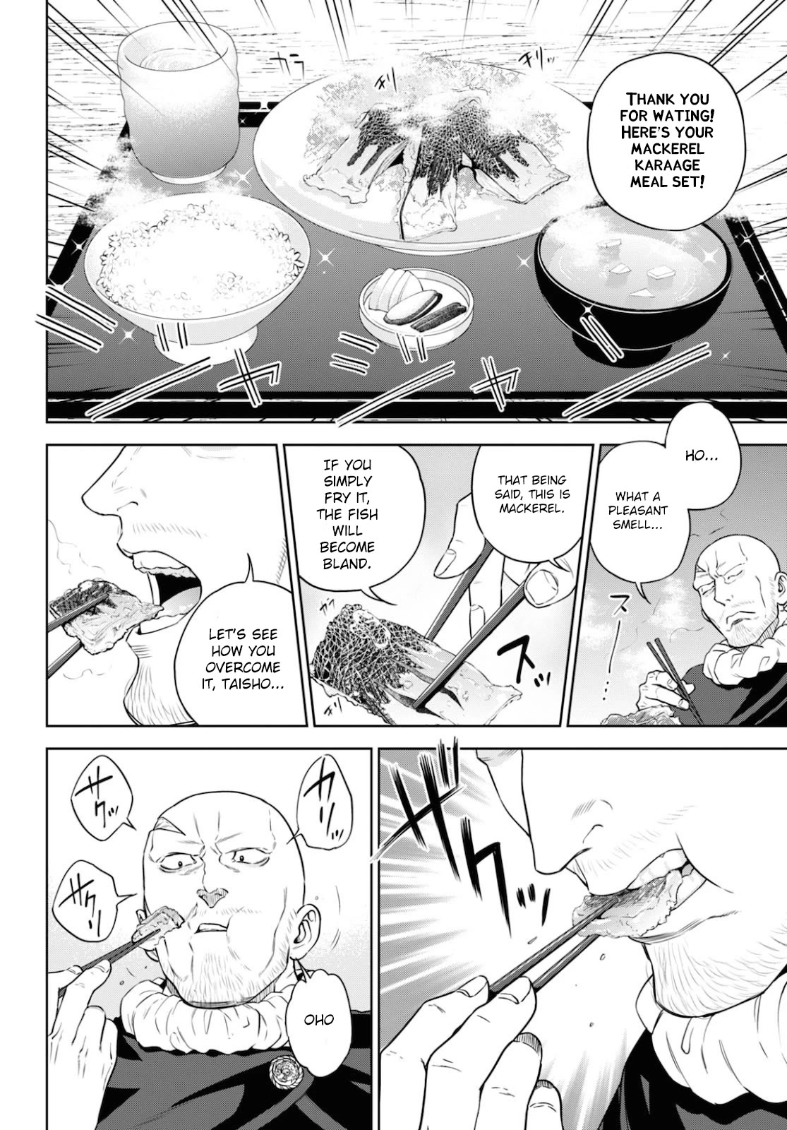 Isekai Izakaya "Nobu" Chapter 75 page 10 - Chapter 75: Mackerel Karaage