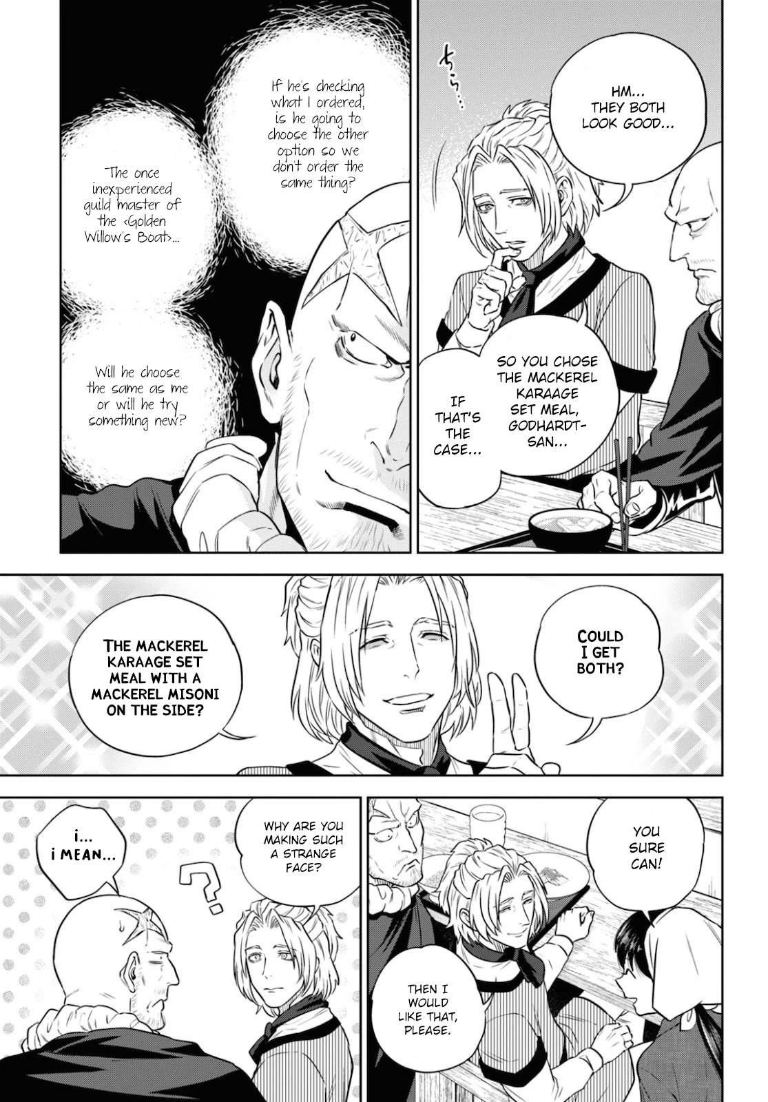 Isekai Izakaya "Nobu" Chapter 75 page 13 - Chapter 75: Mackerel Karaage