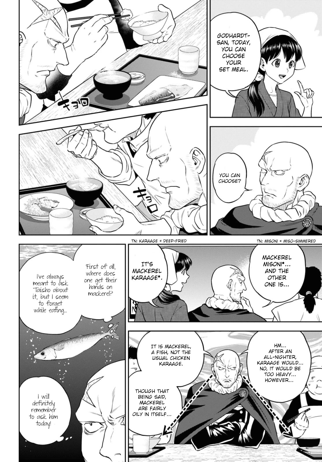 Isekai Izakaya "Nobu" Chapter 75 page 6 - Chapter 75: Mackerel Karaage