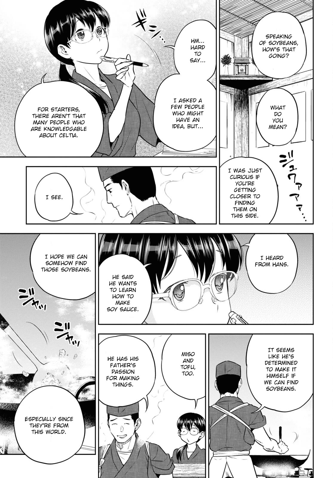 Isekai Izakaya "Nobu" Chapter 77 page 13 - Chapter 77: Morning Mapo Tofu