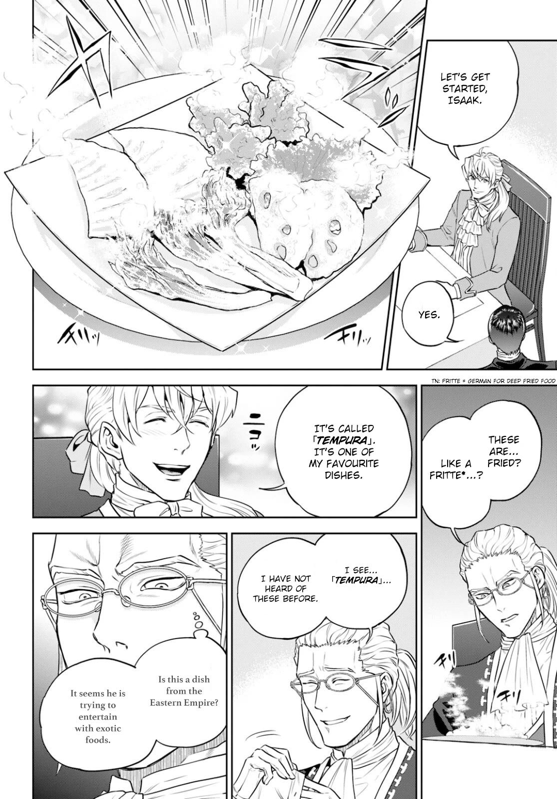 Isekai Izakaya "Nobu" Chapter 82 page 17 - Chapter 82: Tempura and One Drawing