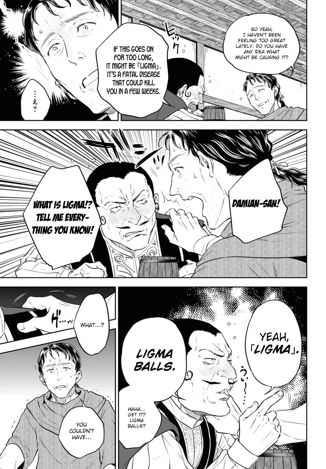 Isekai Izakaya "Nobu" Chapter 82 page 35 - Chapter 82: Tempura and One Drawing