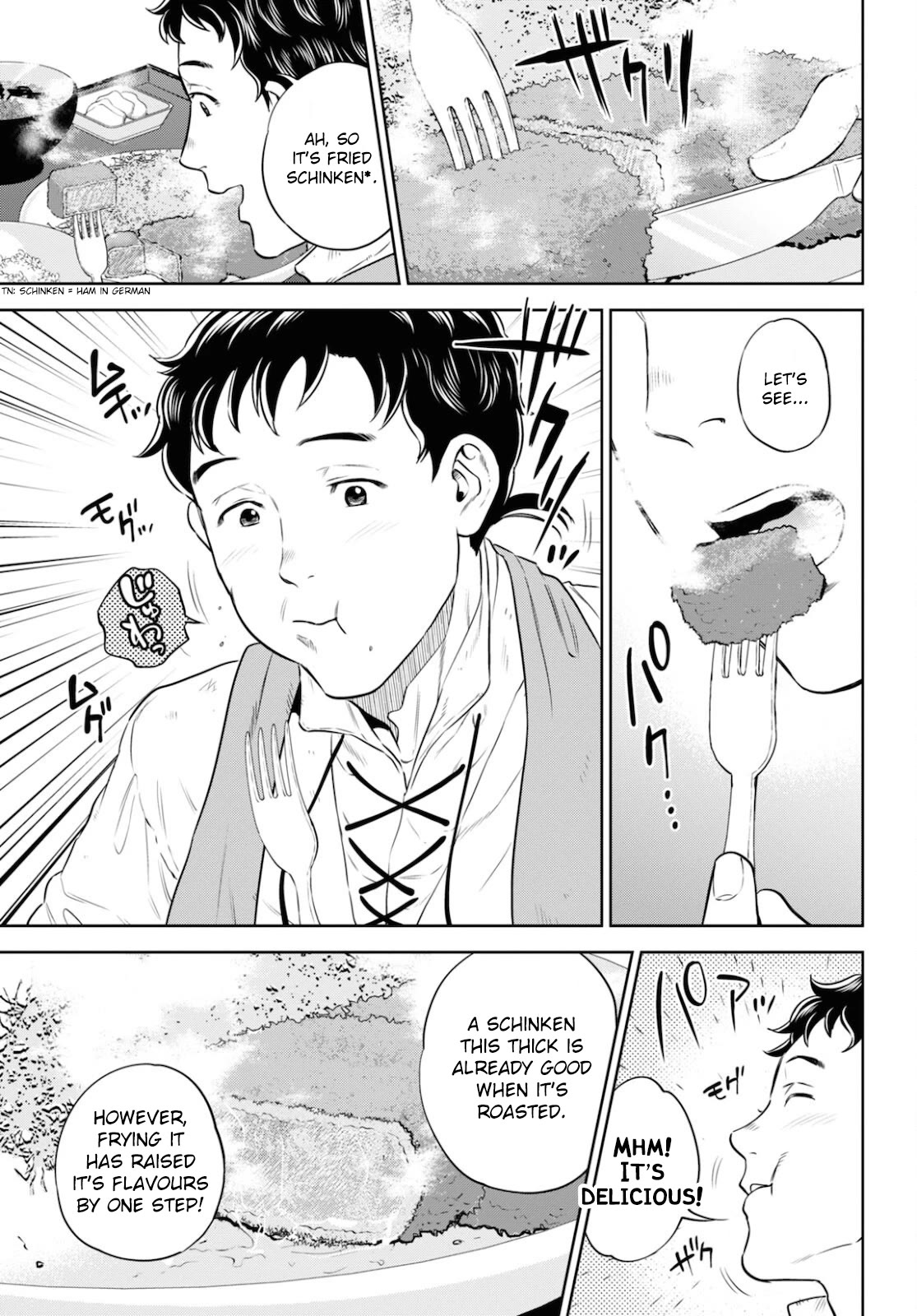 Isekai Izakaya "Nobu" Chapter 84 page 13 - Chapter 84: Lenses, Ham Katsu, and the Stars in the Sky