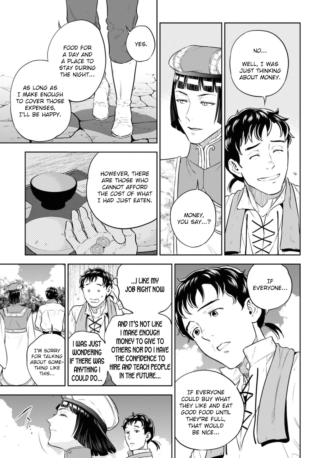 Isekai Izakaya "Nobu" Chapter 84 page 17 - Chapter 84: Lenses, Ham Katsu, and the Stars in the Sky