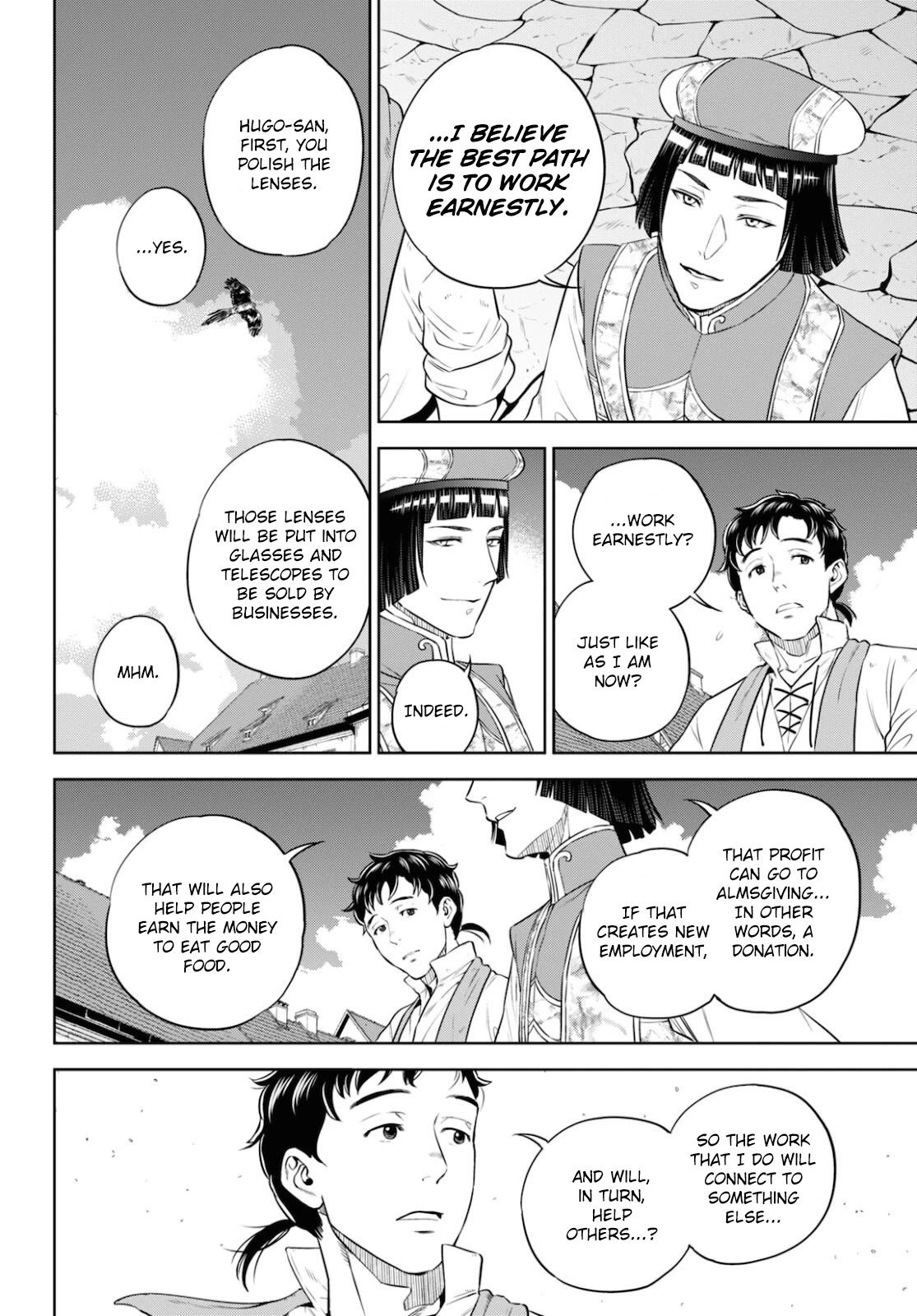 Isekai Izakaya "Nobu" Chapter 84 page 18 - Chapter 84: Lenses, Ham Katsu, and the Stars in the Sky