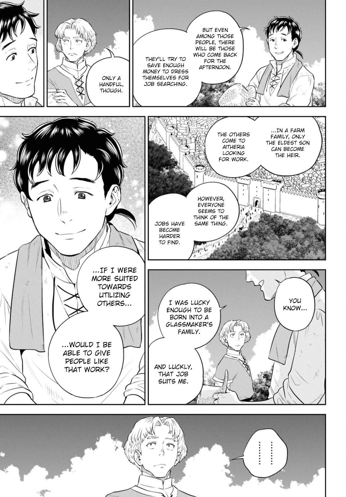 Isekai Izakaya "Nobu" Chapter 84 page 5 - Chapter 84: Lenses, Ham Katsu, and the Stars in the Sky
