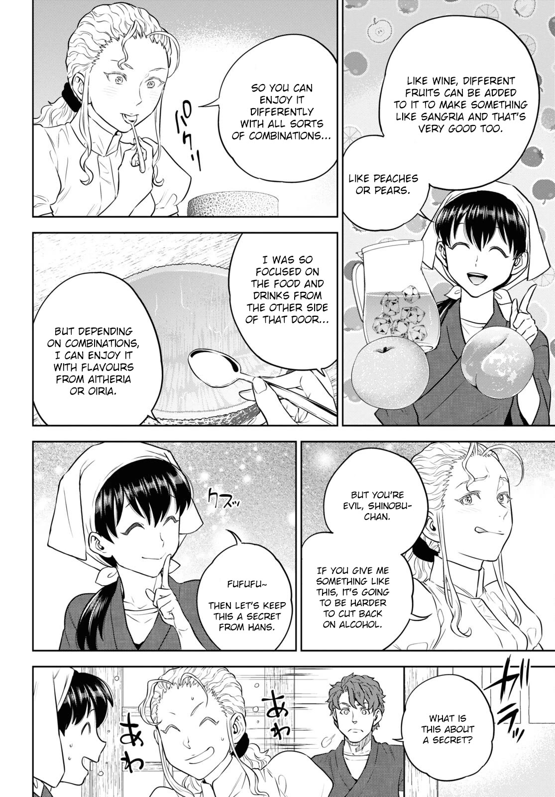 Isekai Izakaya "Nobu" Chapter 87 page 12 - Chapter 87: To Stay or To Go