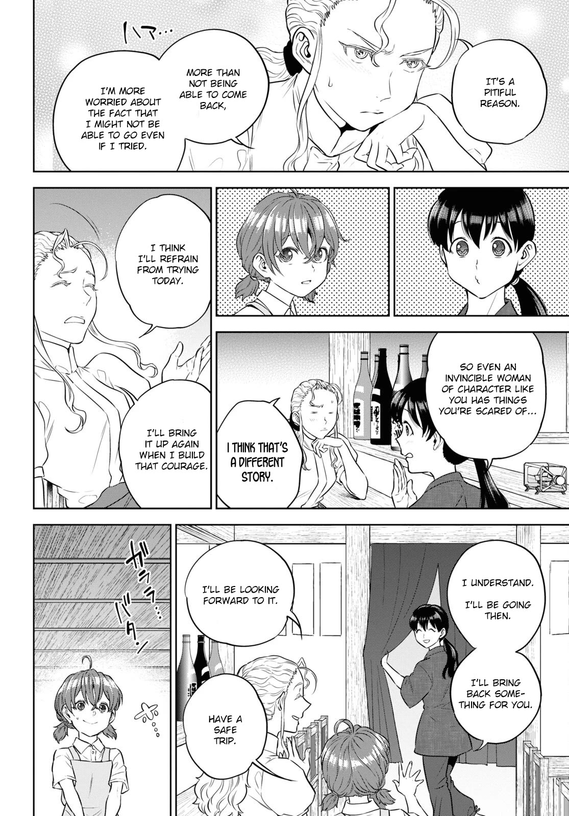 Isekai Izakaya "Nobu" Chapter 87 page 4 - Chapter 87: To Stay or To Go