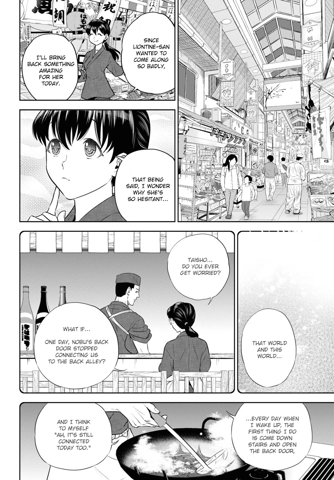 Isekai Izakaya "Nobu" Chapter 87 page 6 - Chapter 87: To Stay or To Go