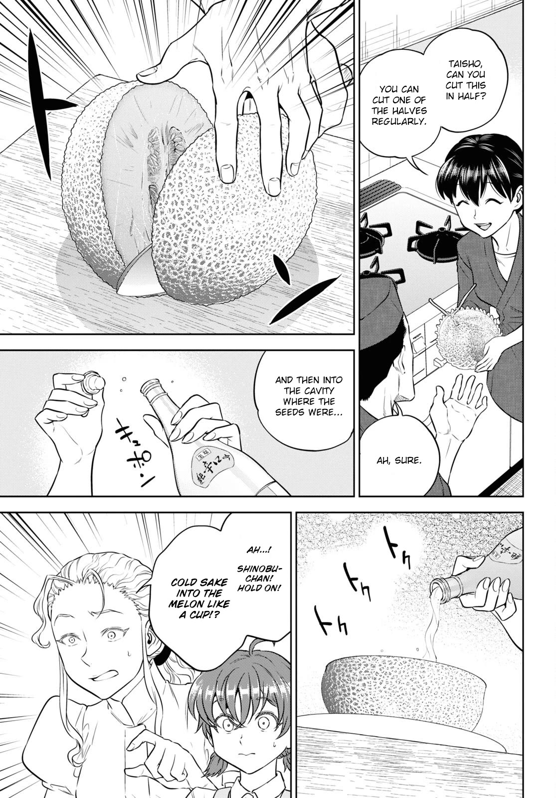 Isekai Izakaya "Nobu" Chapter 87 page 9 - Chapter 87: To Stay or To Go
