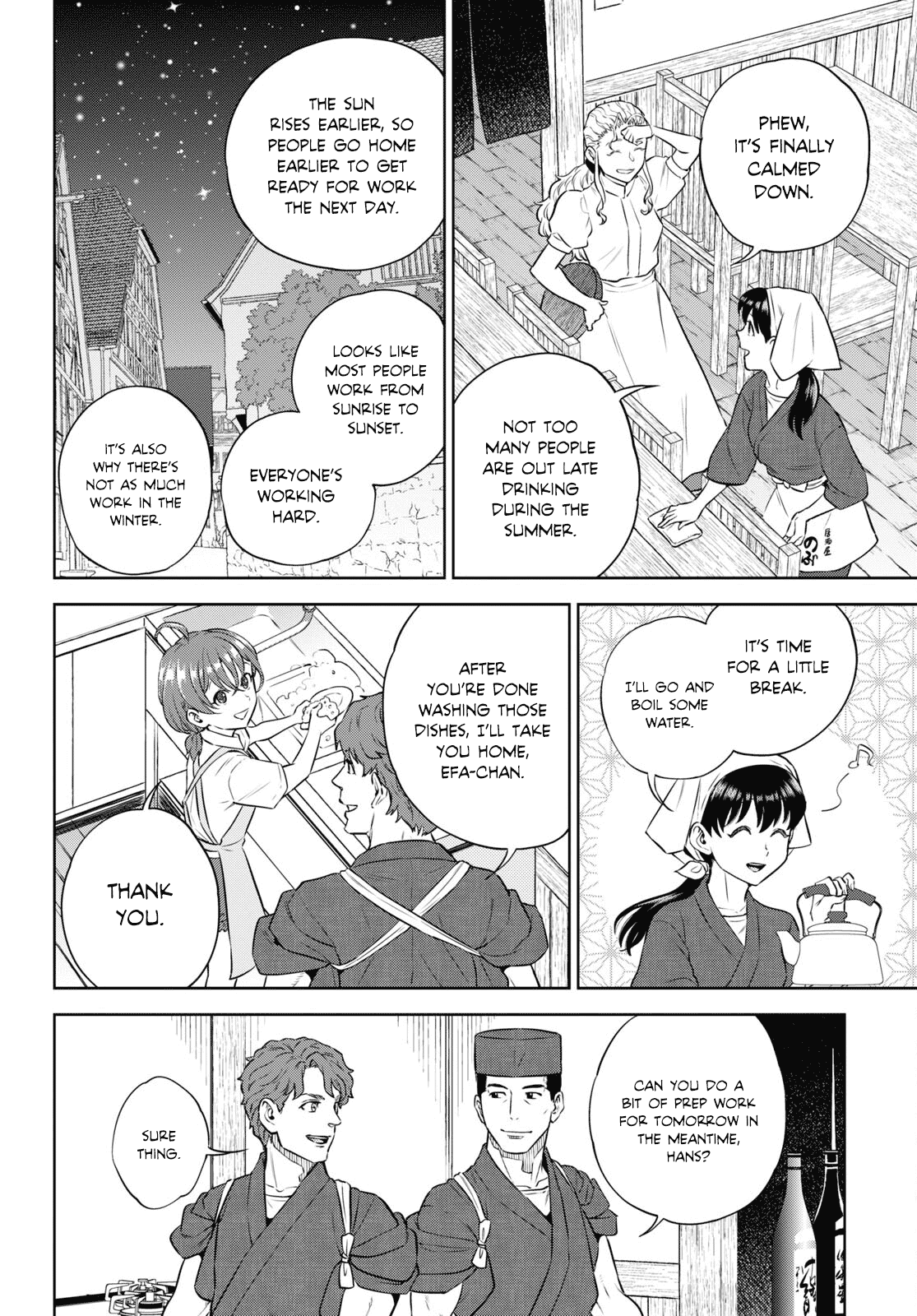 Isekai Izakaya "Nobu" Chapter 88 page 8 - Chapter 88: The Man Who Came From Across a Distant Sea