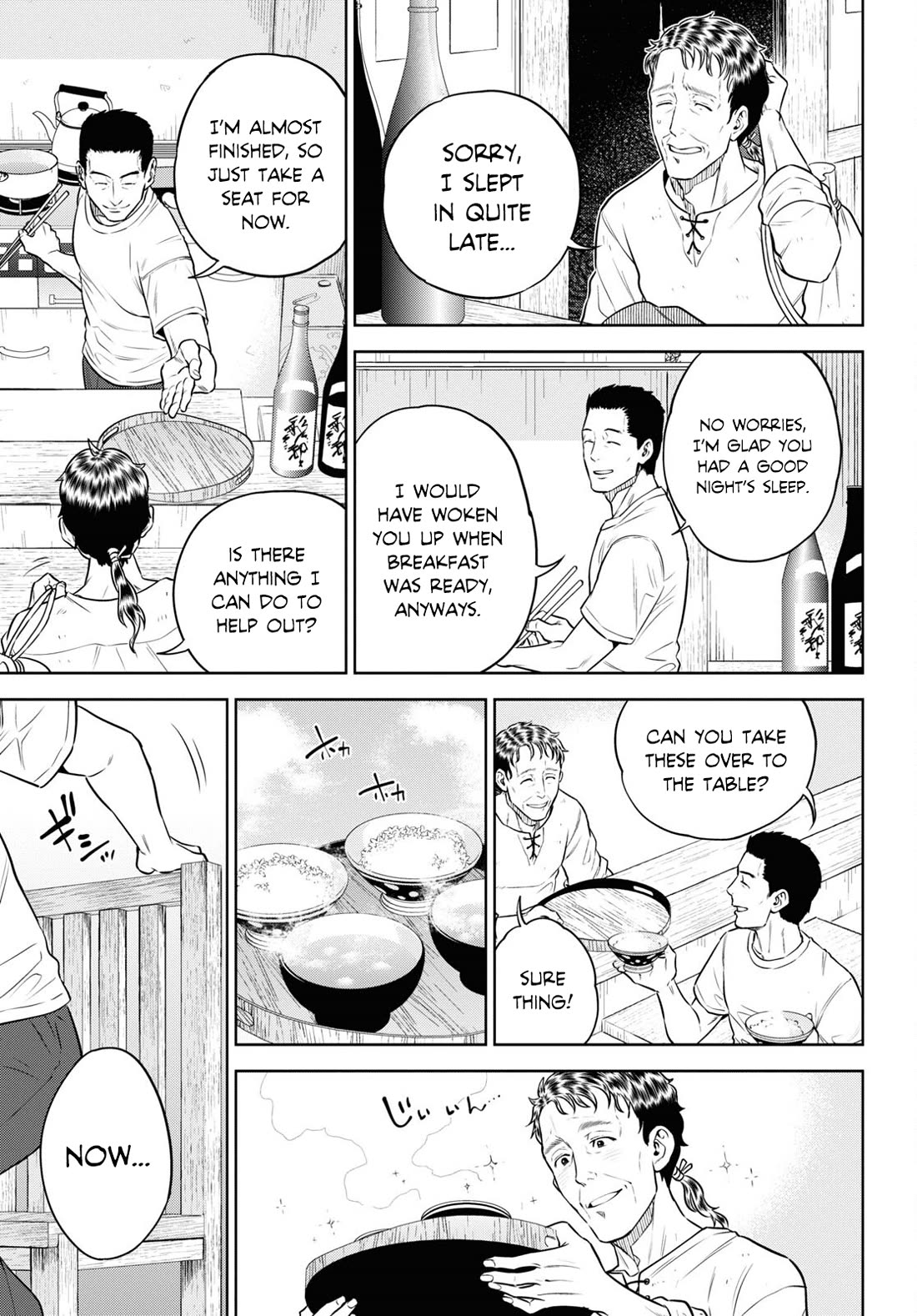 Isekai Izakaya "Nobu" Chapter 89 page 3 - Chapter 89: A Bottle of Soy Sauce