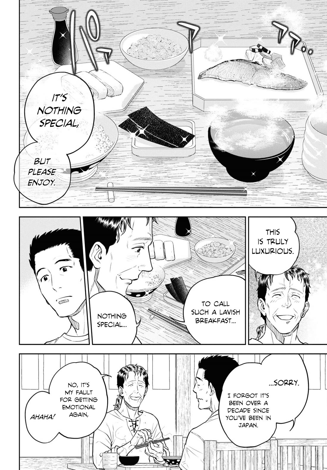 Isekai Izakaya "Nobu" Chapter 89 page 4 - Chapter 89: A Bottle of Soy Sauce