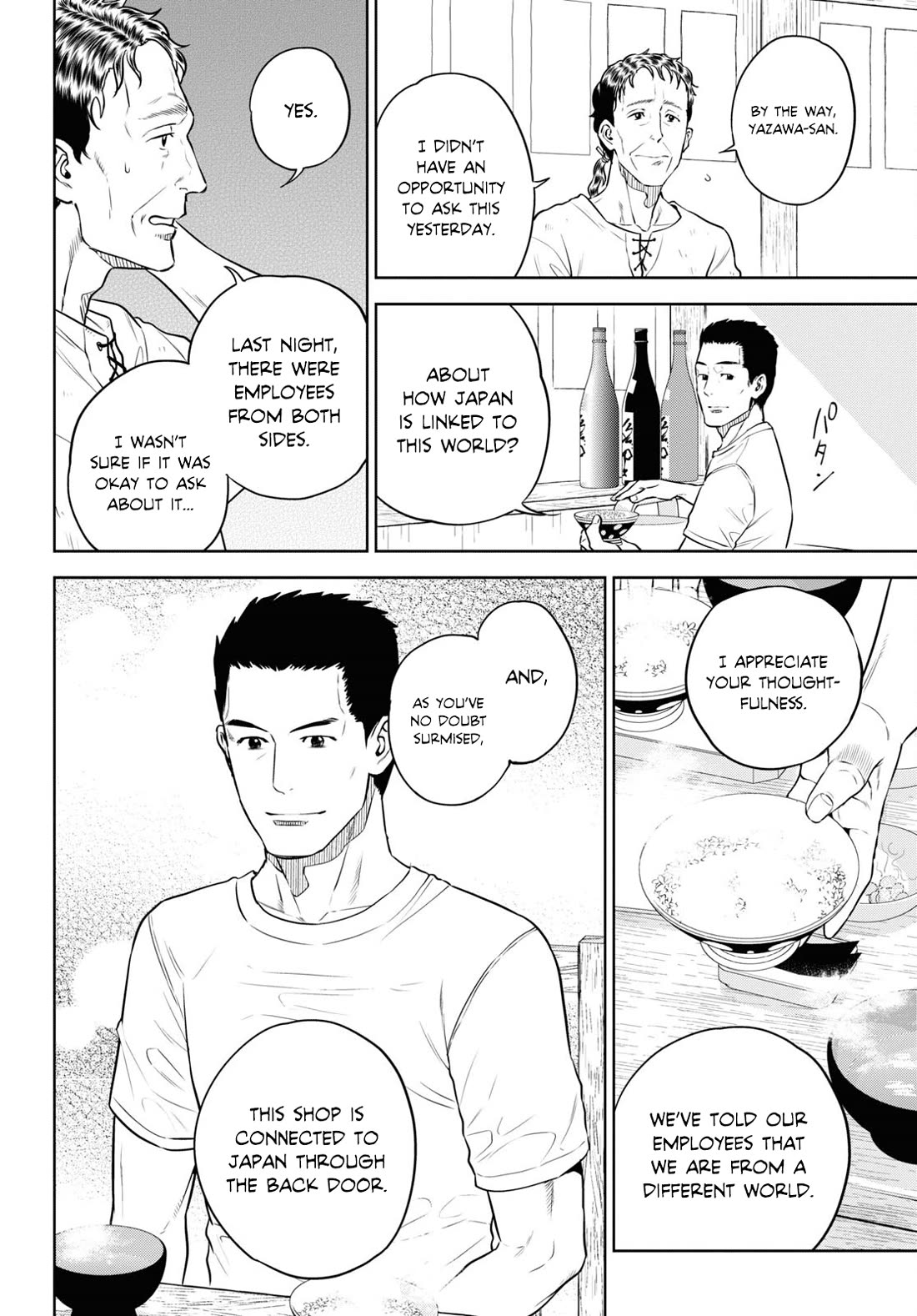 Isekai Izakaya "Nobu" Chapter 89 page 8 - Chapter 89: A Bottle of Soy Sauce