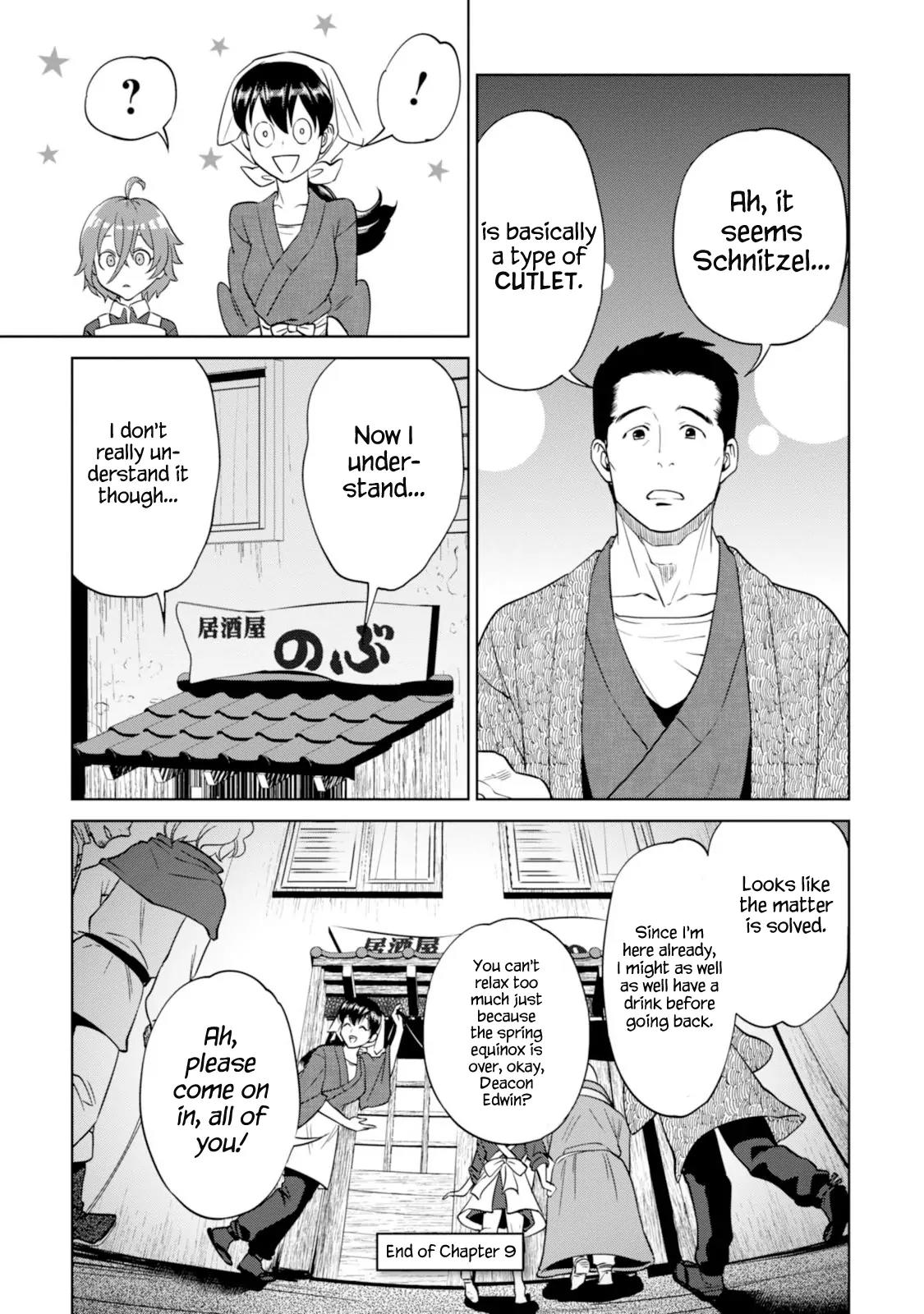 Isekai Izakaya "Nobu" Chapter 9 page 28 - Chapter 9