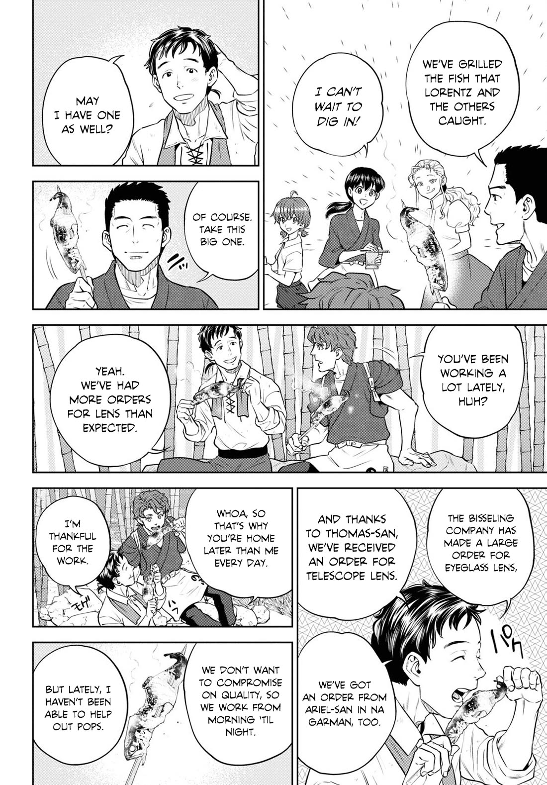 Isekai Izakaya "Nobu" Chapter 93 page 4 - Chapter 93: Nagashi Somen