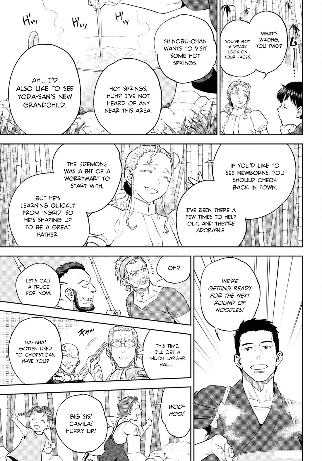 Isekai Izakaya "Nobu" Chapter 93 page 9 - Chapter 93: Nagashi Somen