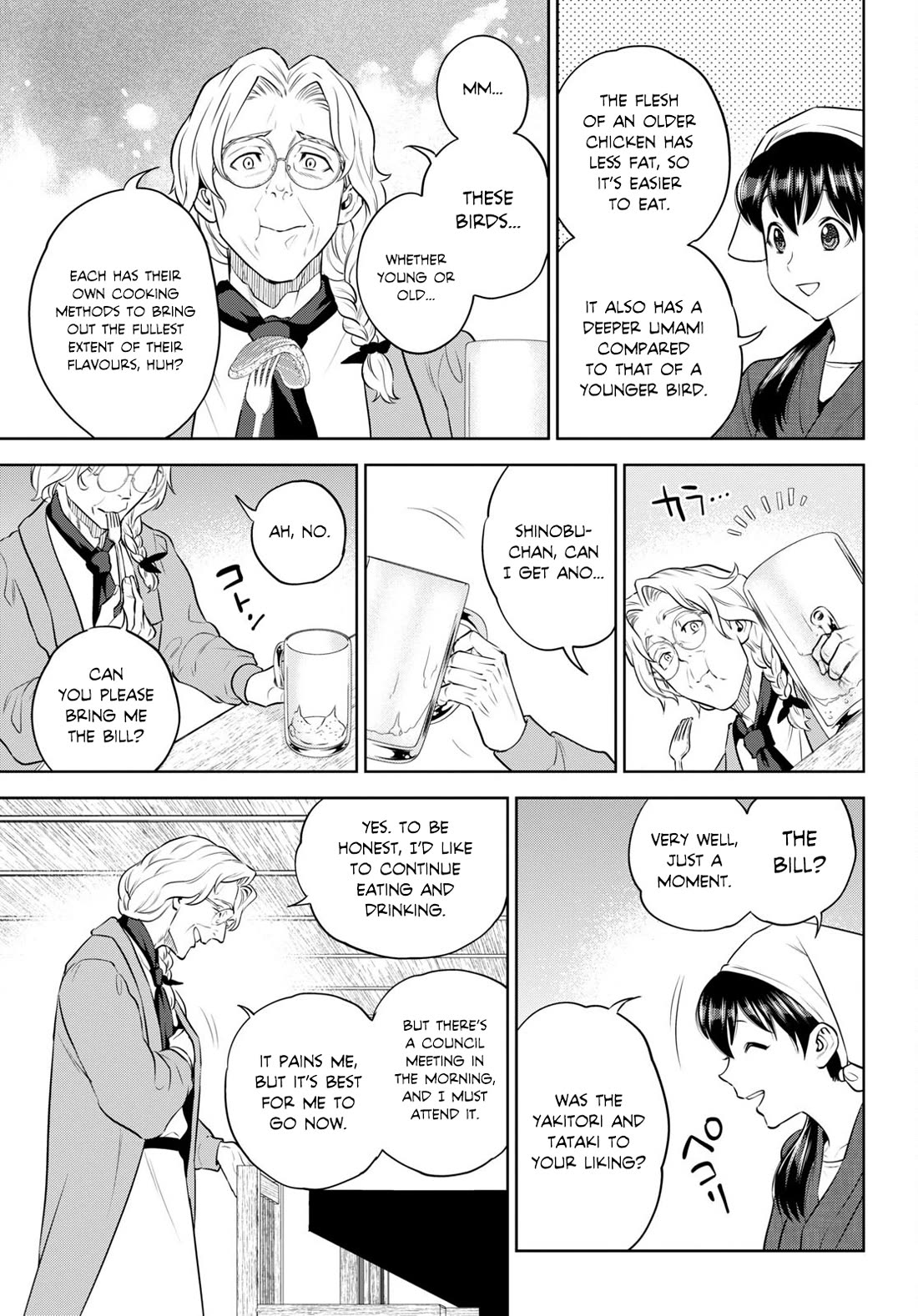 Isekai Izakaya "Nobu" Chapter 94 page 23 - Chapter 94: Yakitori After Work