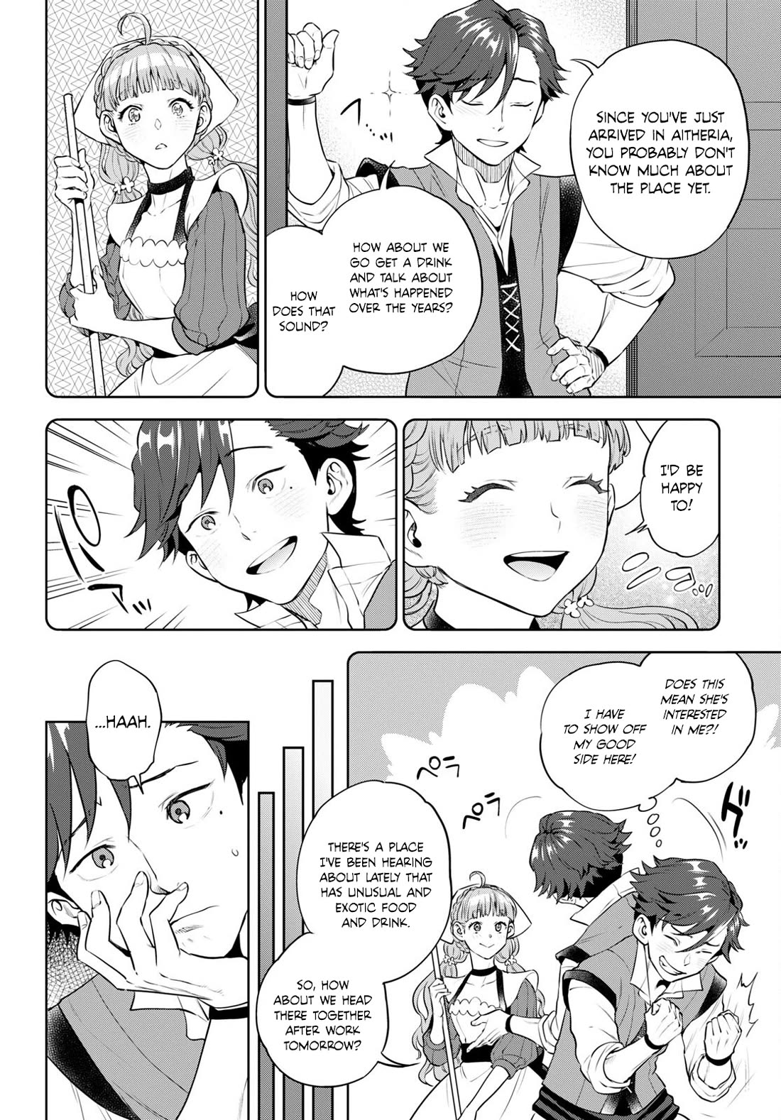 Isekai Izakaya "Nobu" Chapter 95 page 6 - Chapter 95: An Inn Attendant's First Love