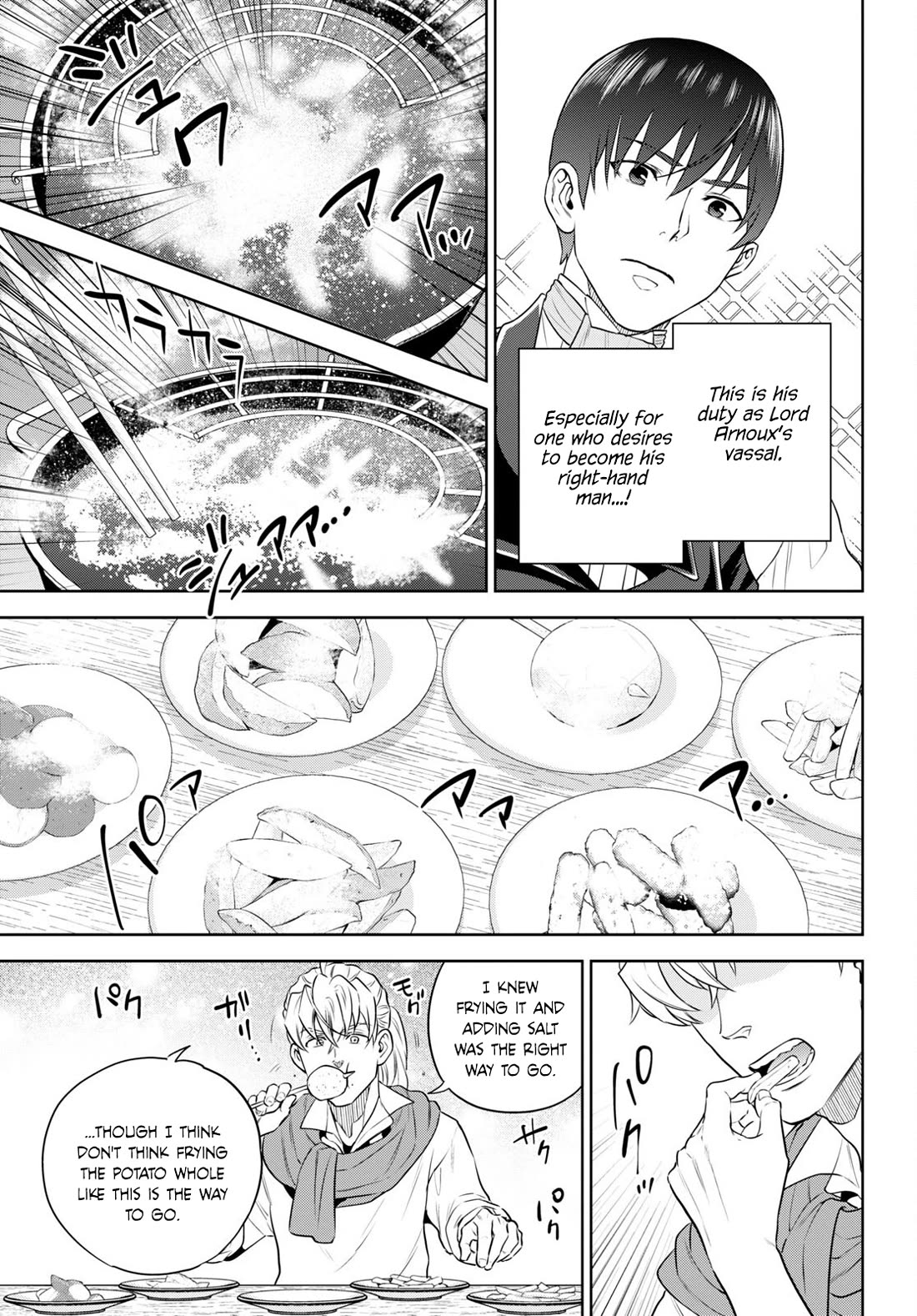 Isekai Izakaya "Nobu" Chapter 96 page 19 - Chapter 96: The Young Lord and his Potatoes