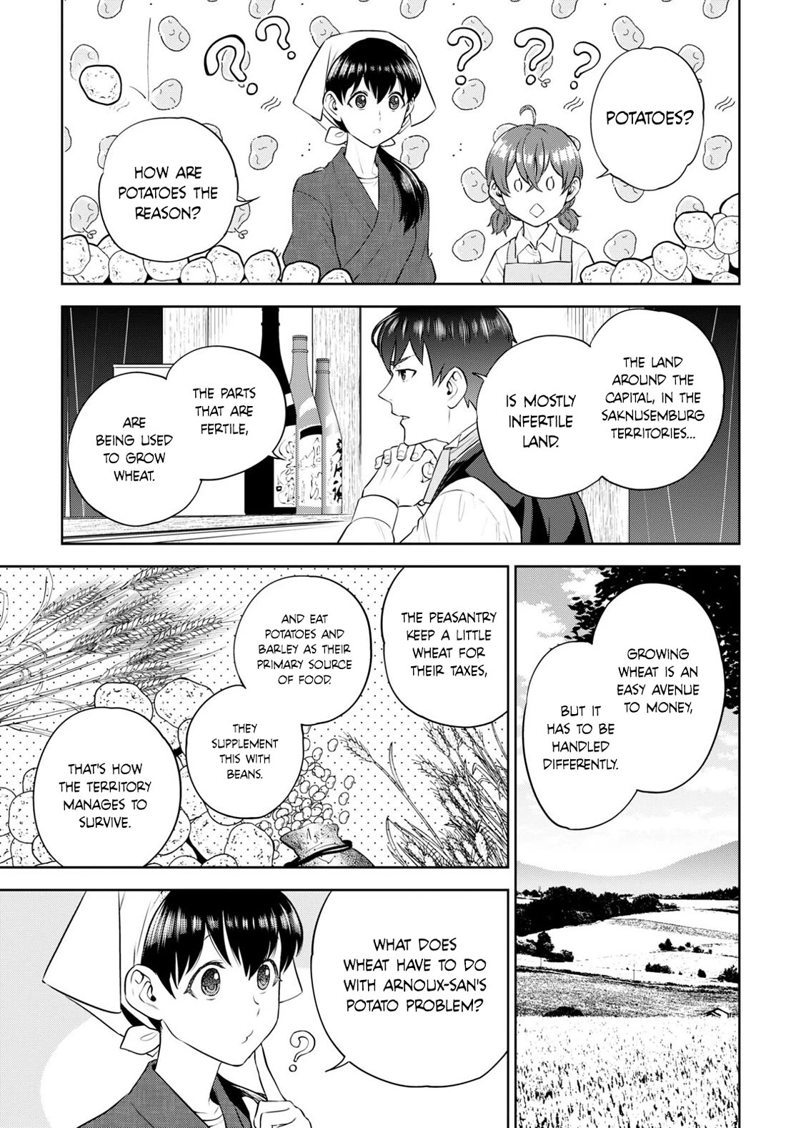 Isekai Izakaya "Nobu" Chapter 96 page 3 - Chapter 96: The Young Lord and his Potatoes