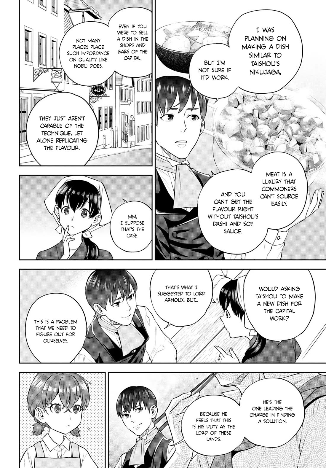 Isekai Izakaya "Nobu" Chapter 96 page 6 - Chapter 96: The Young Lord and his Potatoes